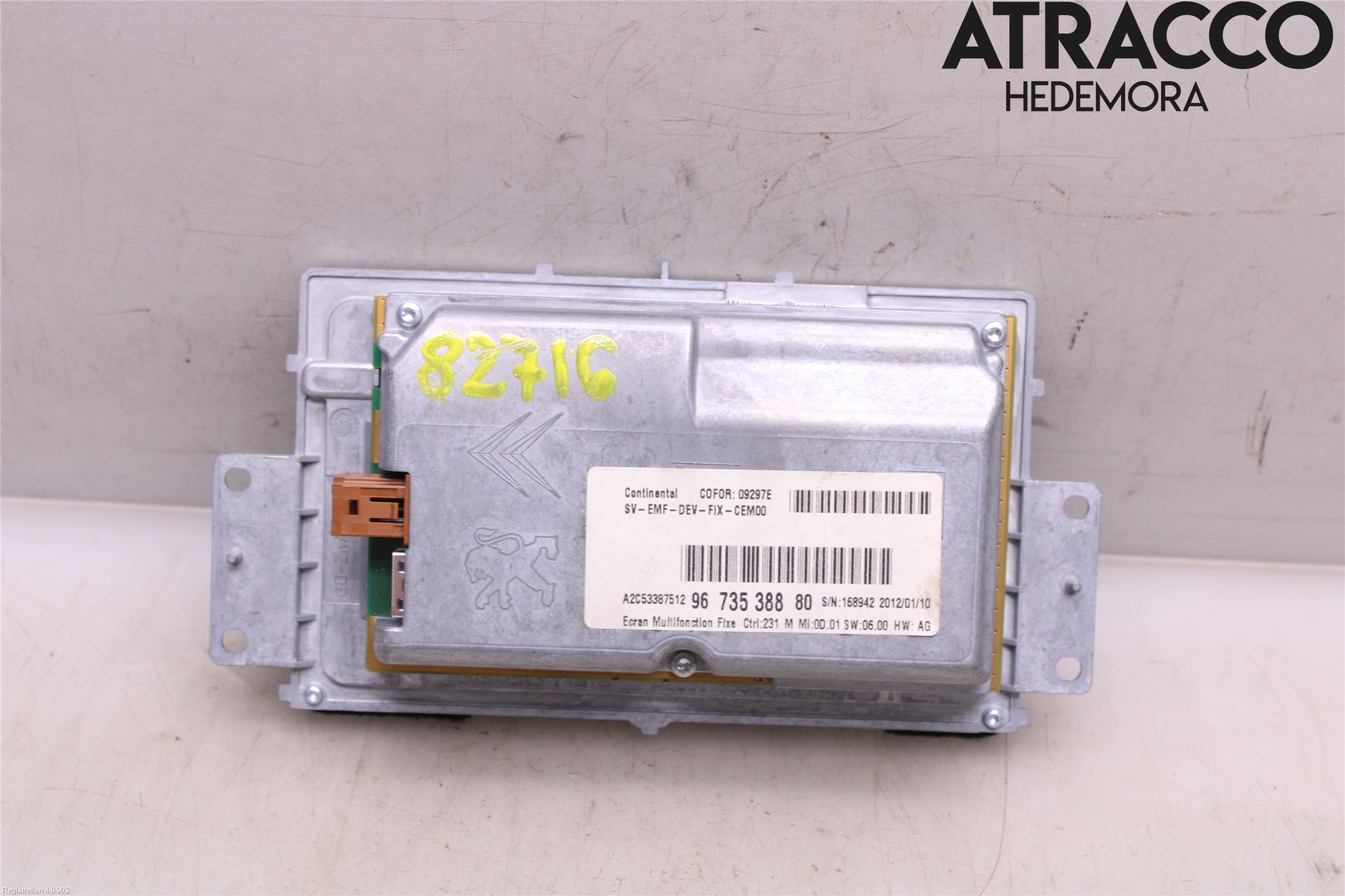 Citroen C5 08-17 Cd Radio - Multimediapanel