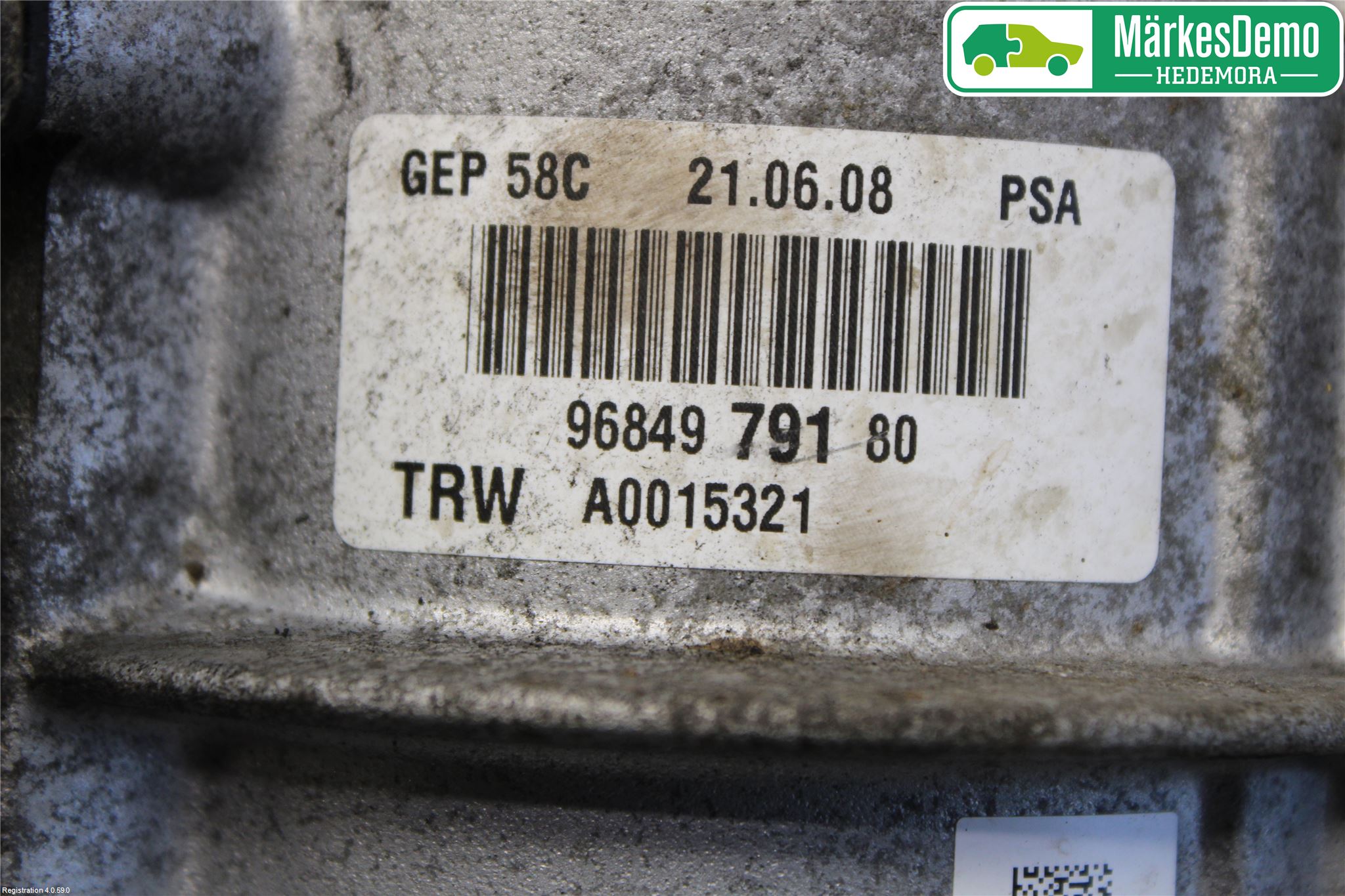 Peugeot 308 08-13 Styrservo Pump Elektrisk