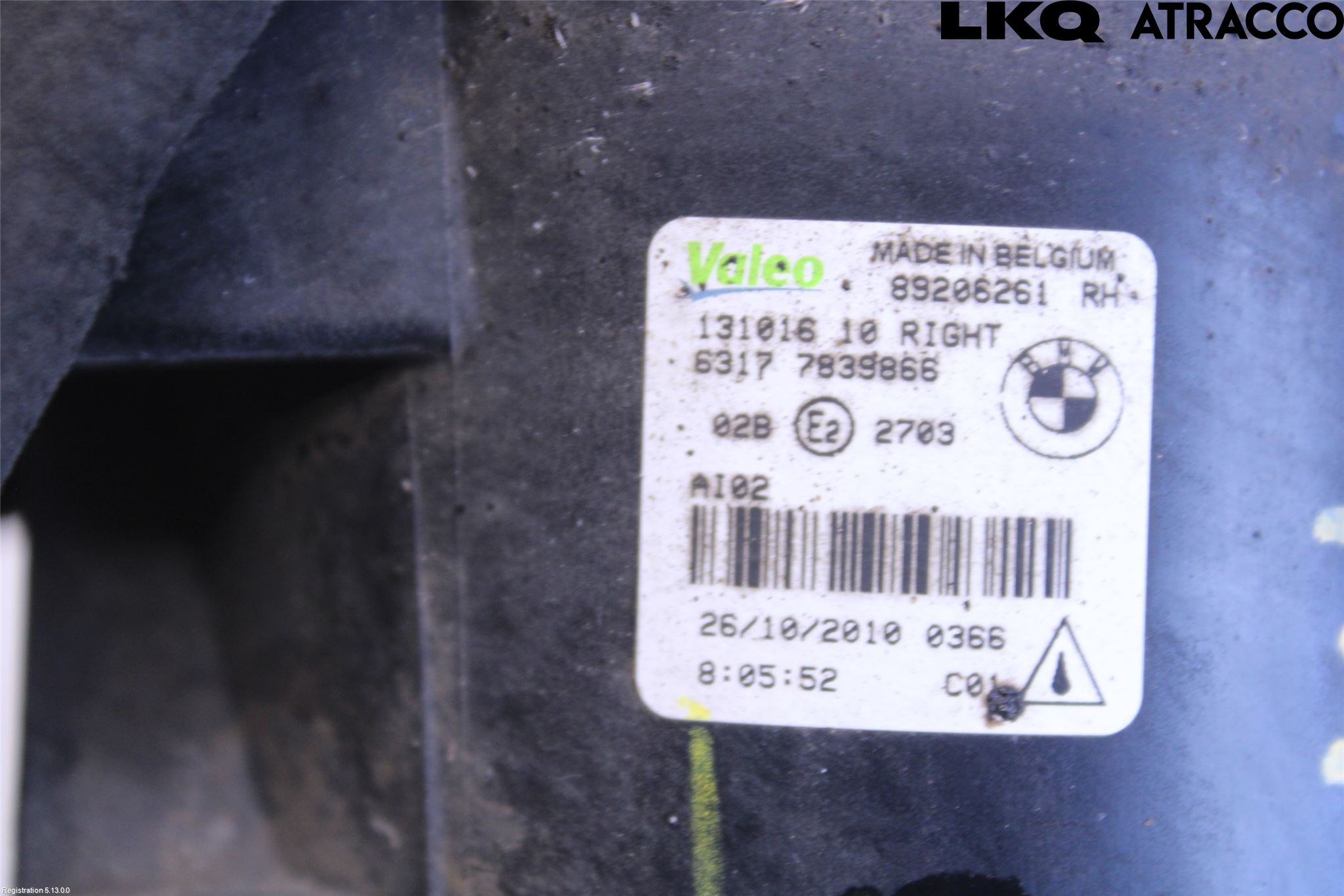 BMW 5 F10/F11/F18 09-17 Dimljus-Varselljus Fram