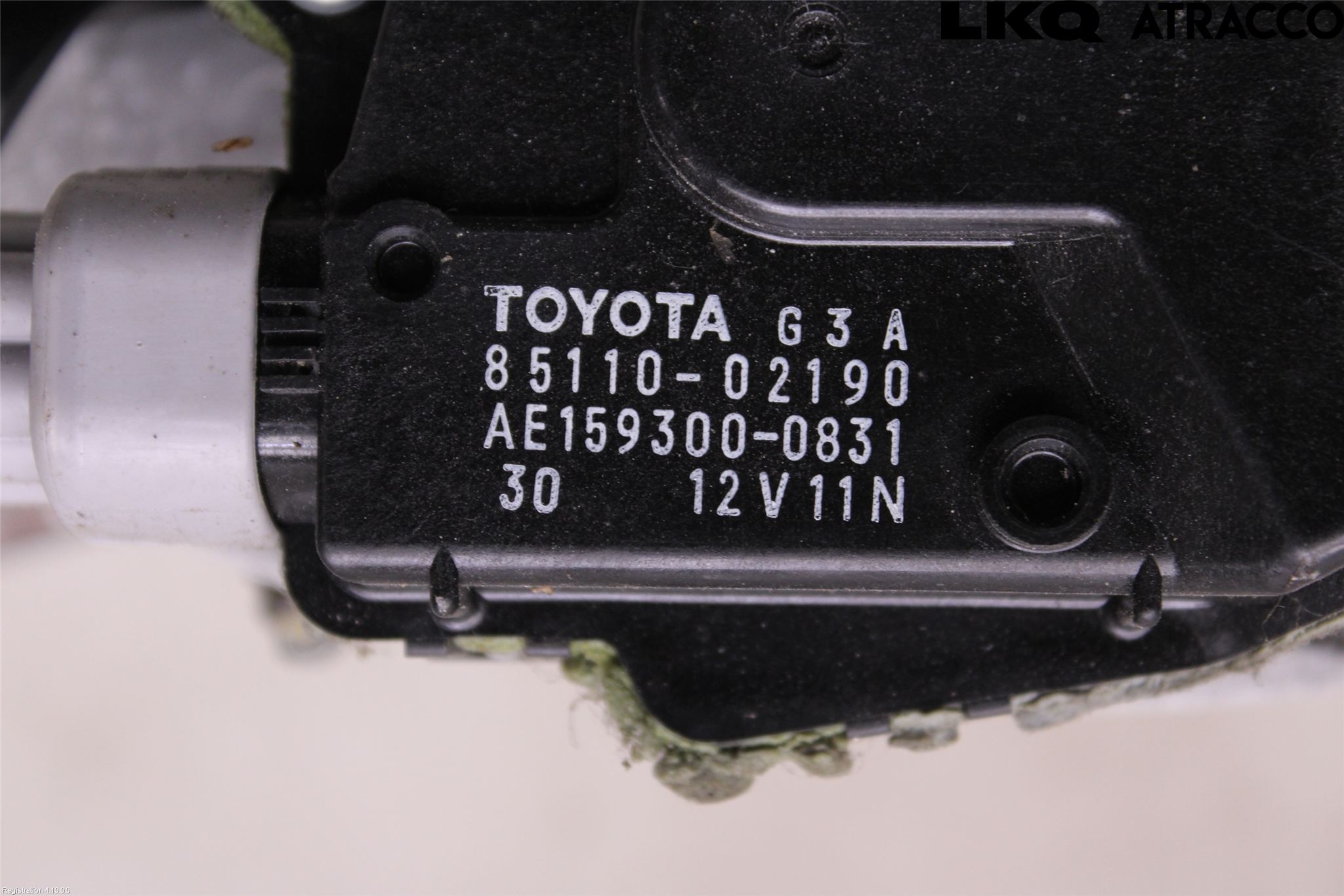 Toyota AURIS 10-12 Torkarmotor Vindruta