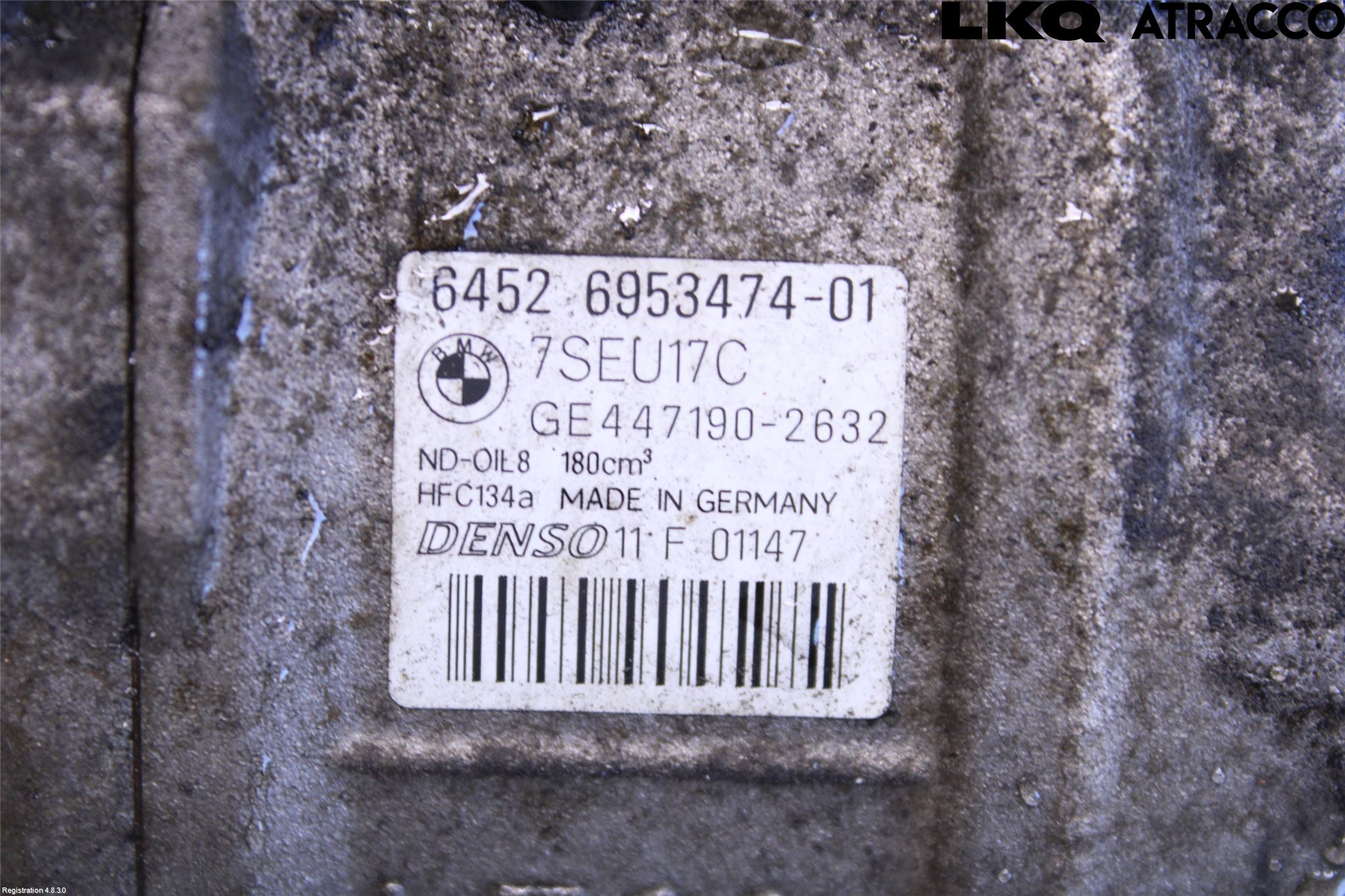 BMW 5 E60/61 Sed/Tou 02-10 Ac Kompressor