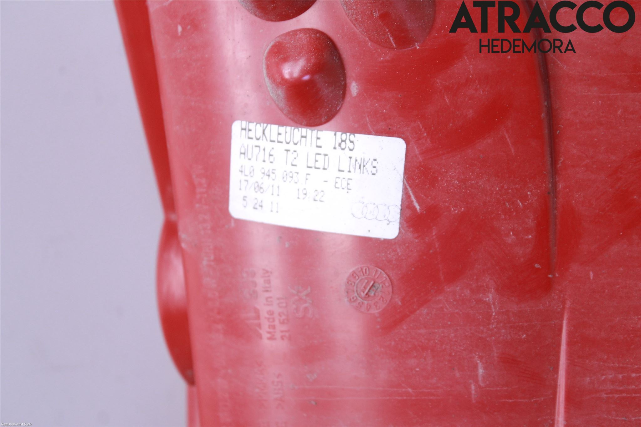 Audi Q7/SQ7 Bakljus Vänster