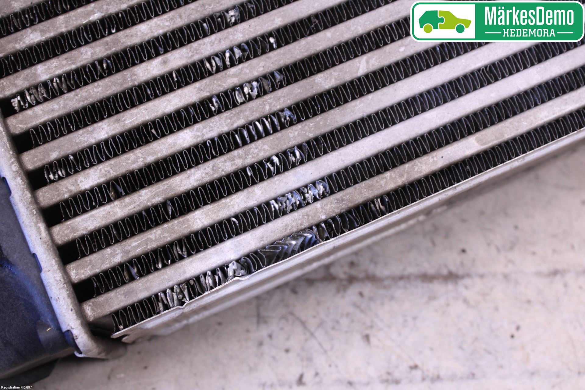 Peugeot PARTNER 16-18 Laddluft-Intercooler Kyl