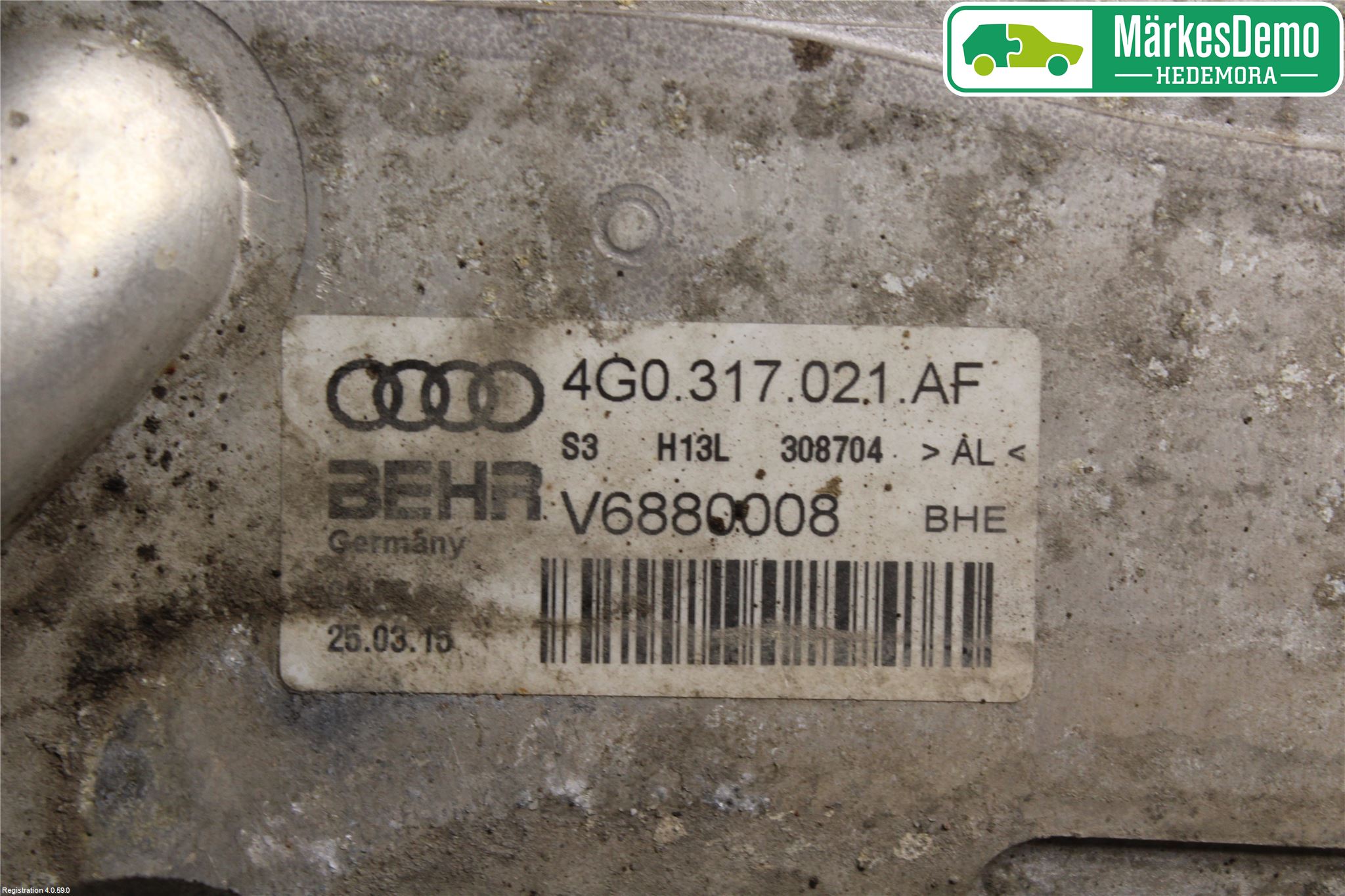 Audi A6/S6 4G 11-18 Oljekylare Automat