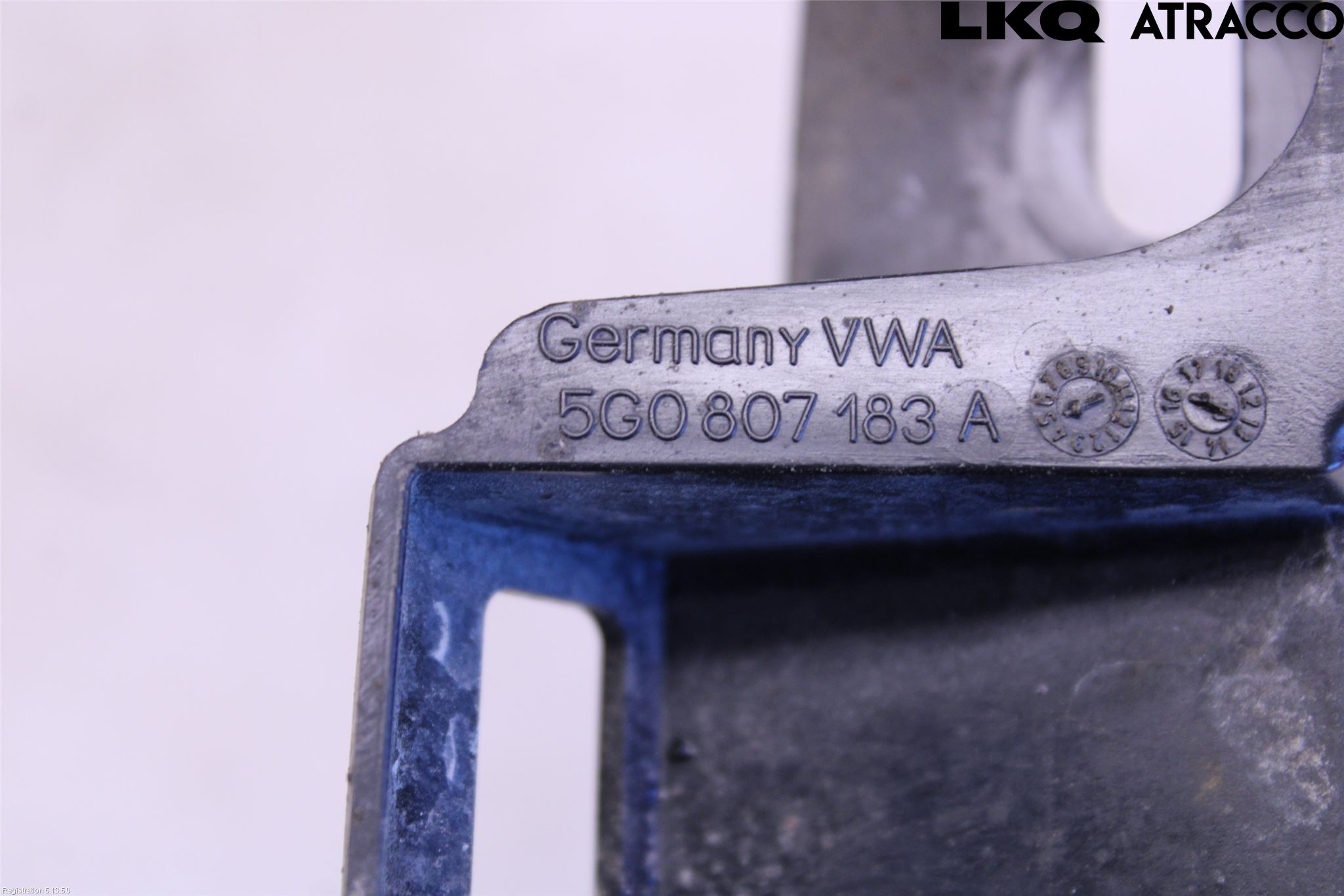 Volkswagen VW GOLF / E-GOLF VII 13-20 Stötfångarfäste Fram Vä