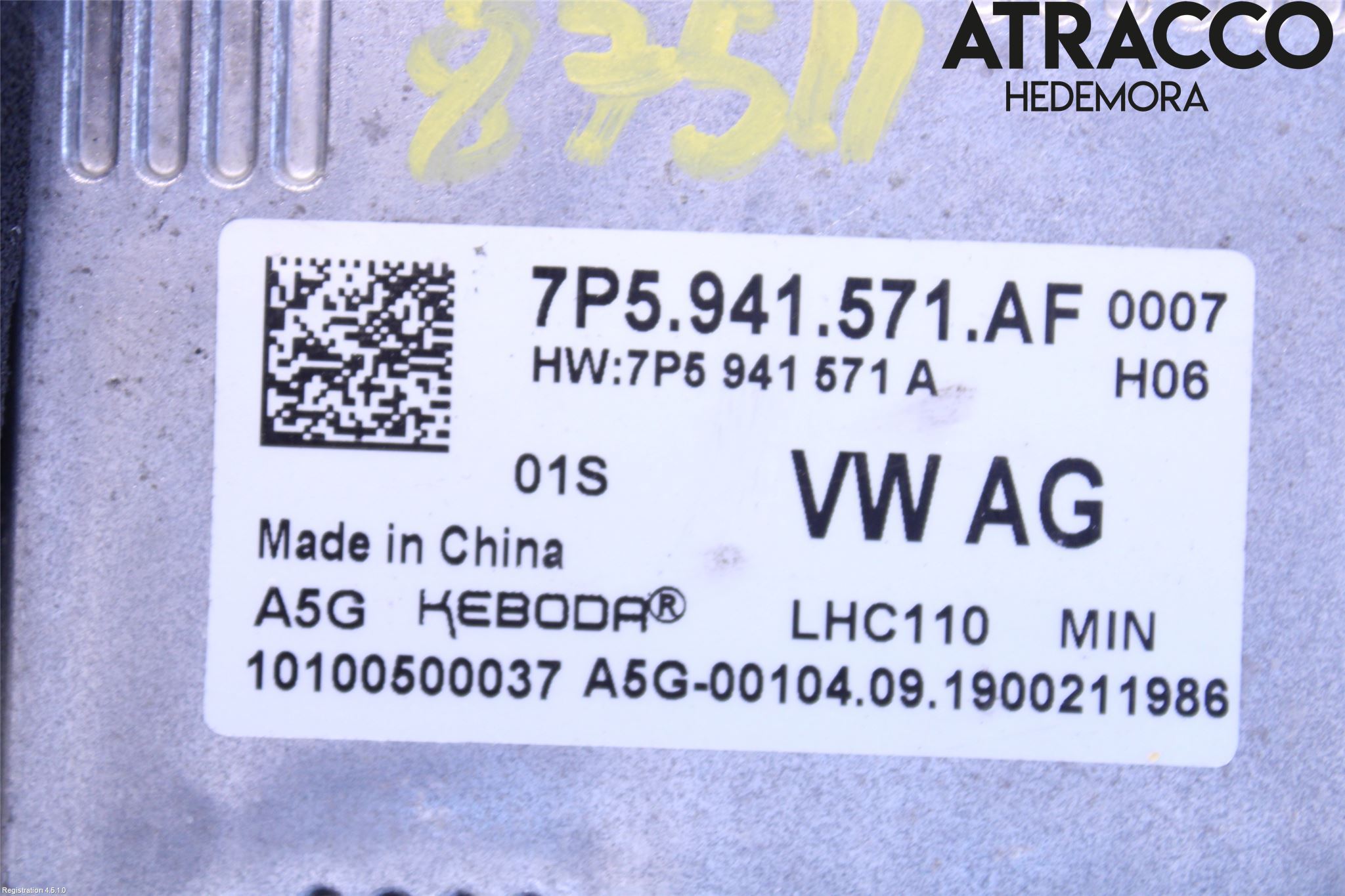 Volkswagen VW TIGUAN 16-24 Styrenhet Strålkastare