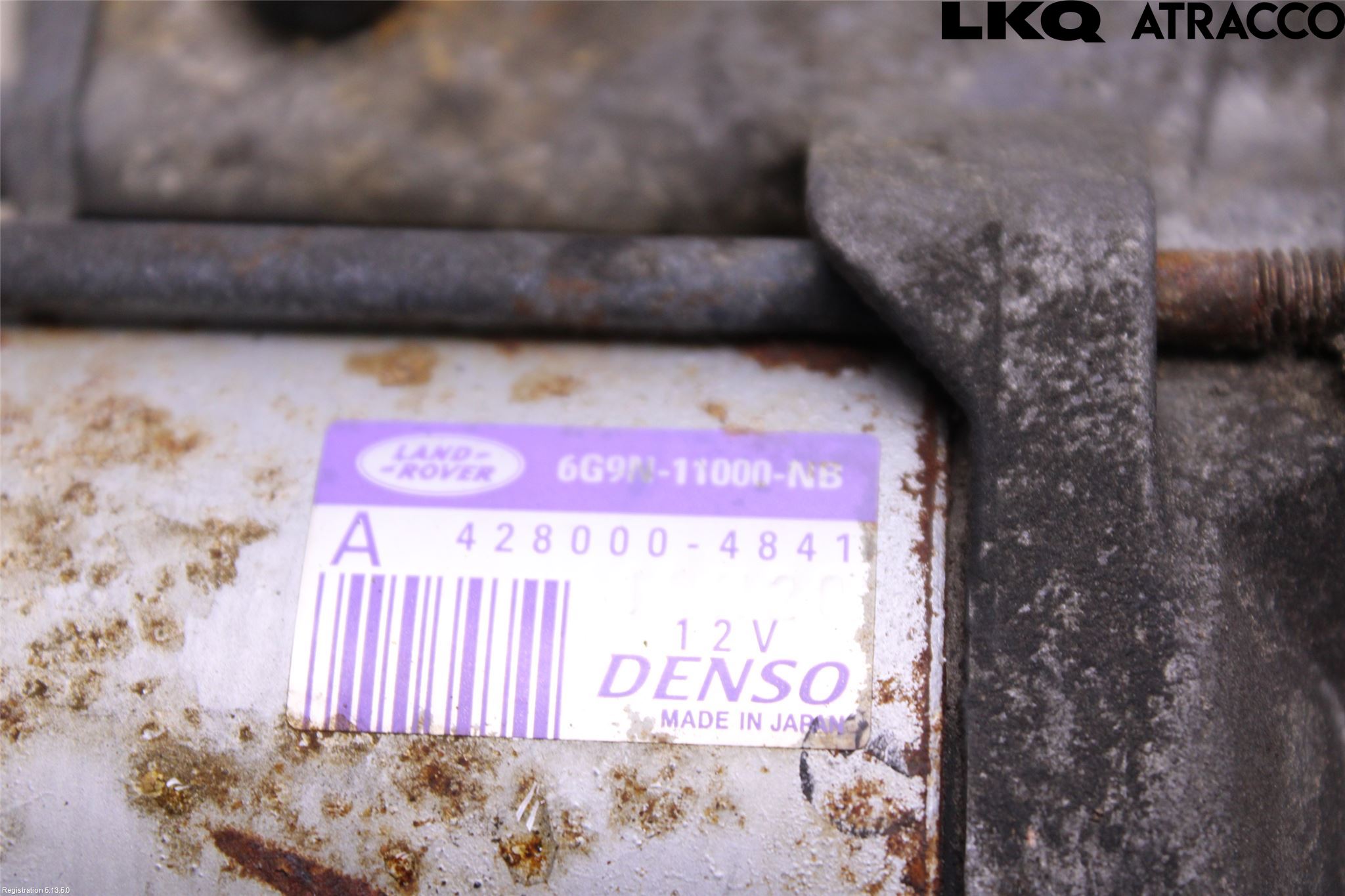 Landrover LAND ROVER RANGE ROVER EVOQUE (L538) 11-18 Startmotor Diesel