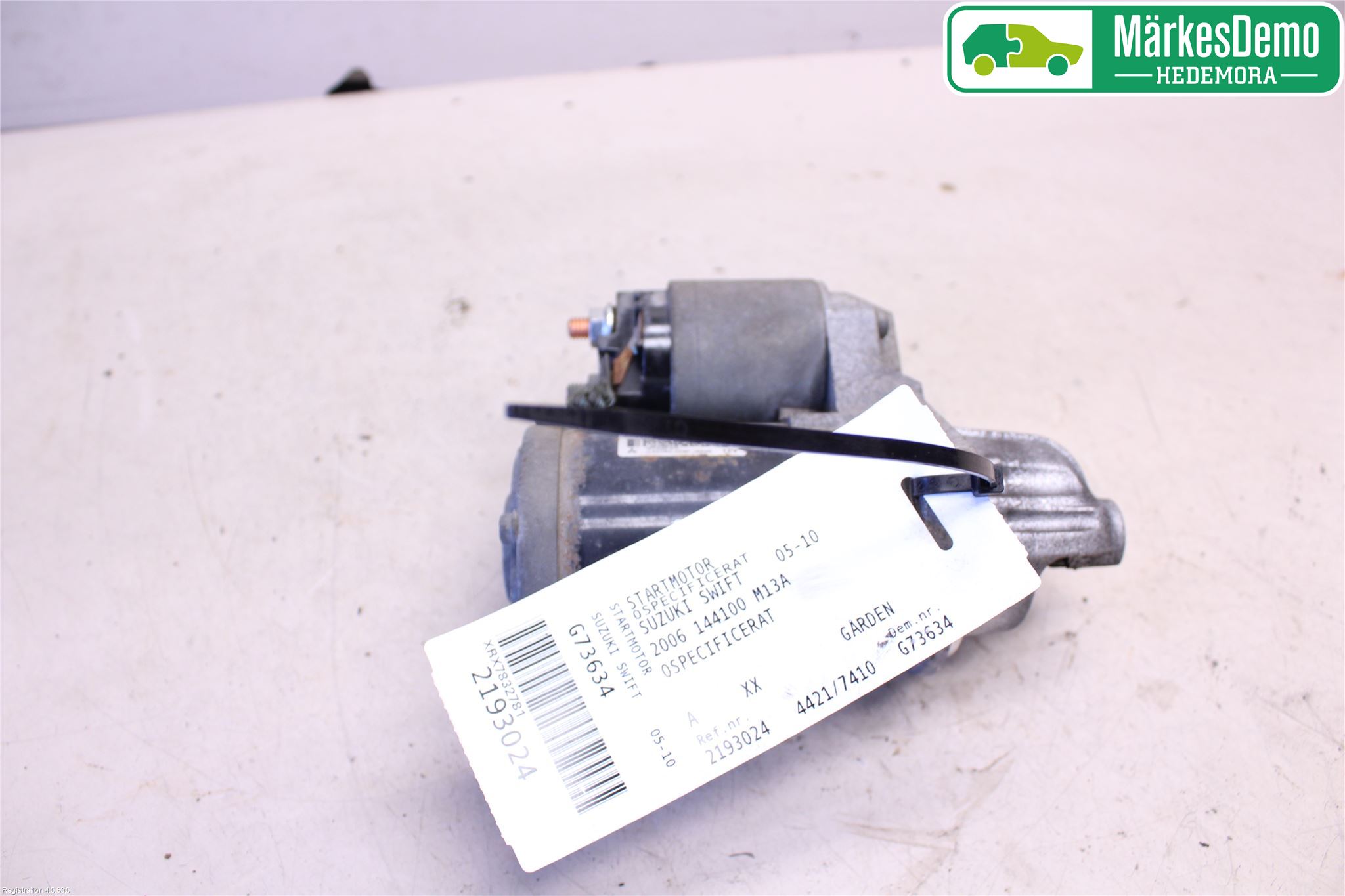 Suzuki SWIFT 05-10 Startmotor