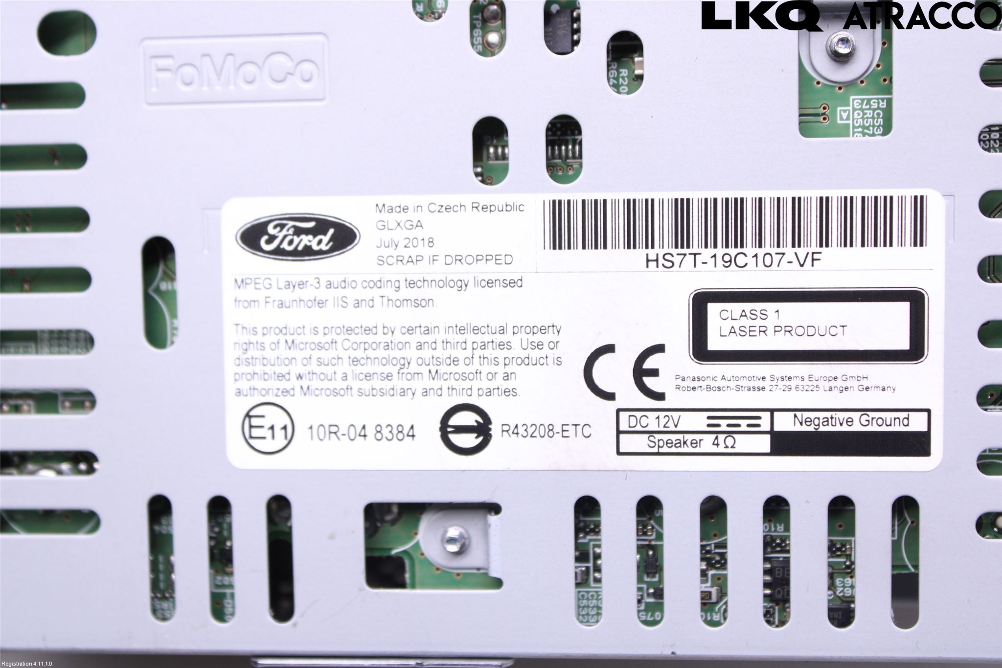 Ford MONDEO 15-22 Cd Radio - Multimediapanel