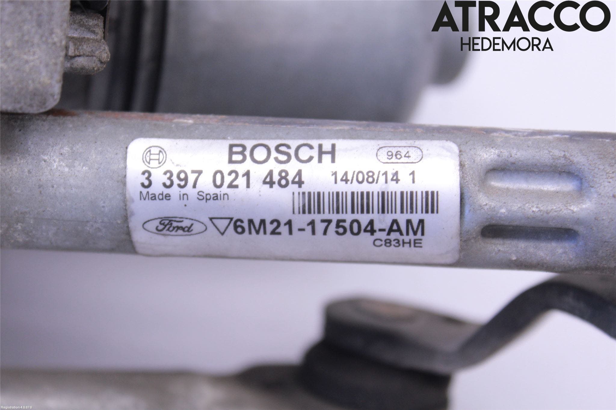 Ford S-MAX 06-15 Torkarmotor Vindruta