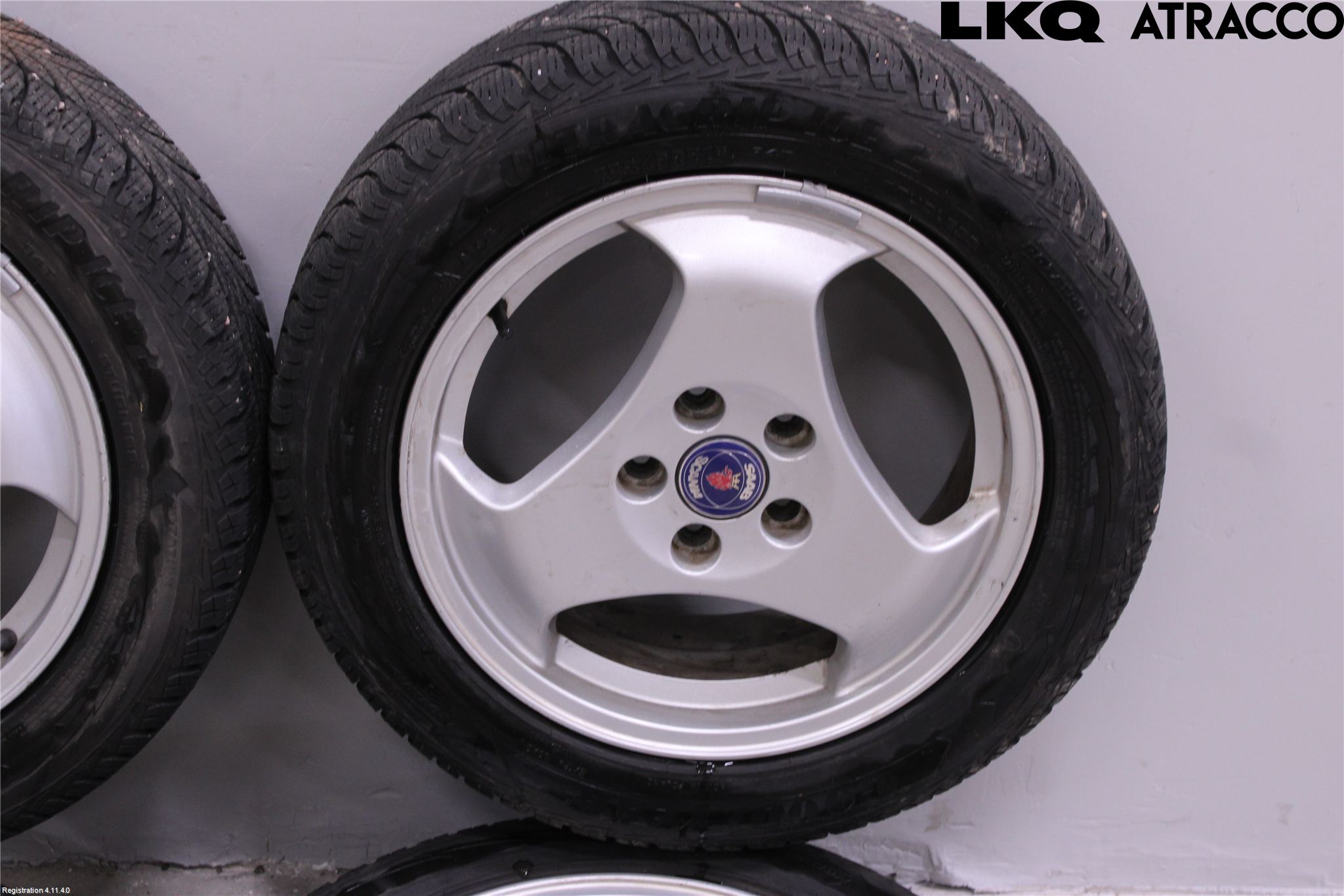 Saab 9-5 -05 Vinterdäck Alumfälg 4St