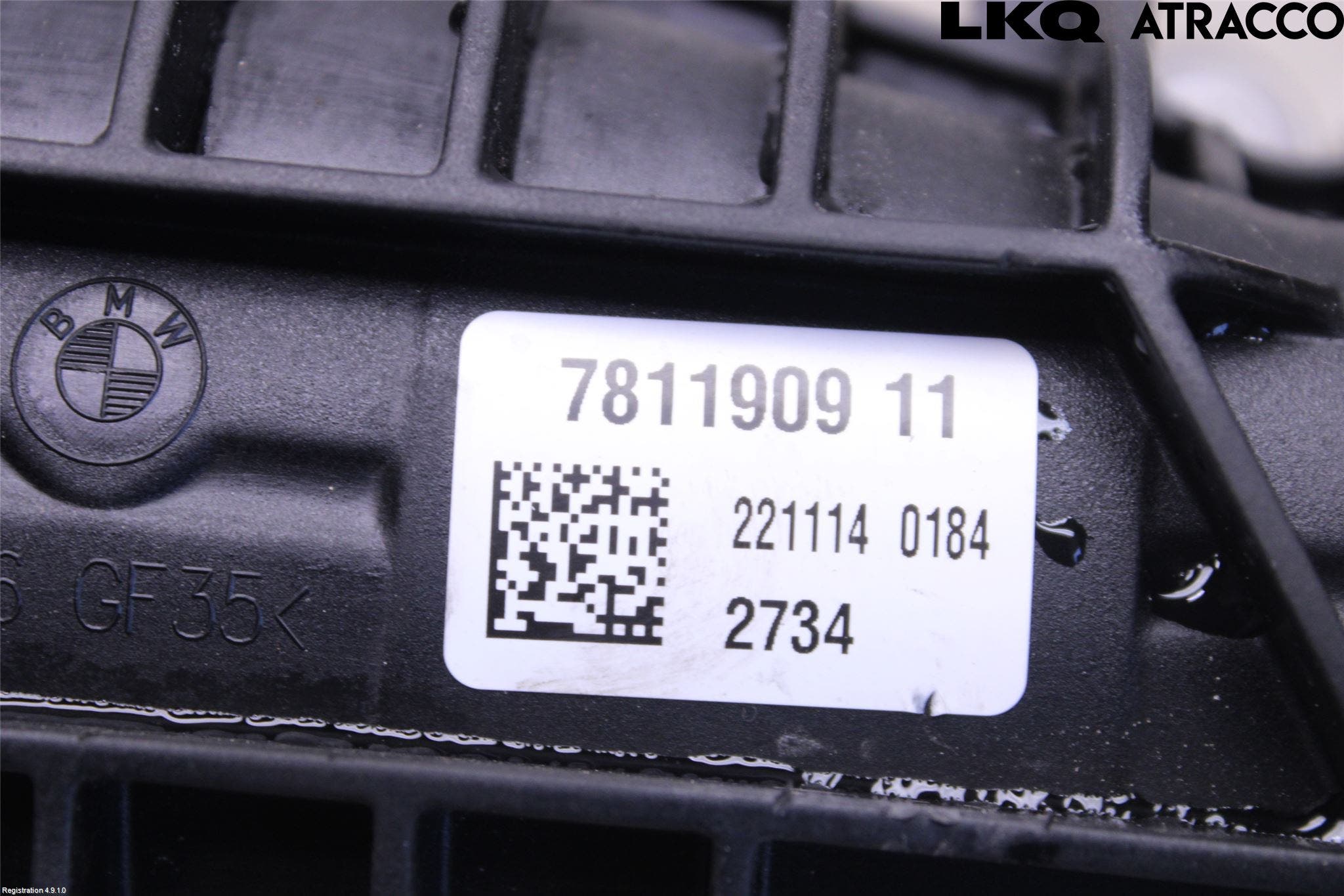 BMW 5 F10/F11/F18 09-17 Grenrör Insug