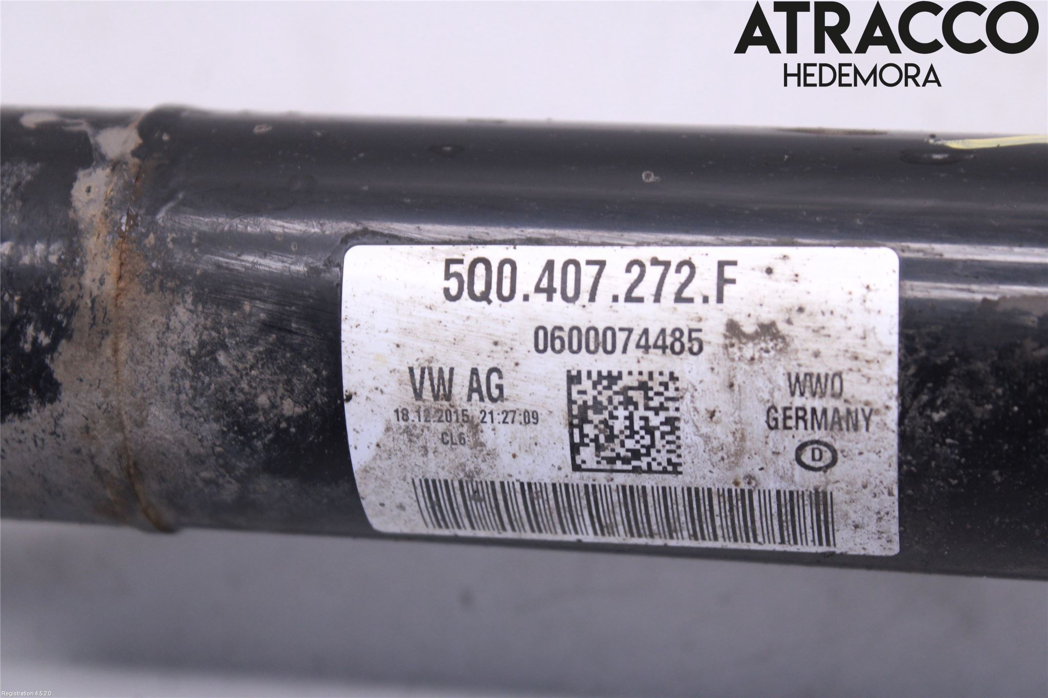 Volkswagen VW GOLF / E-GOLF VII 13-20 Drivaxel Fram Höger