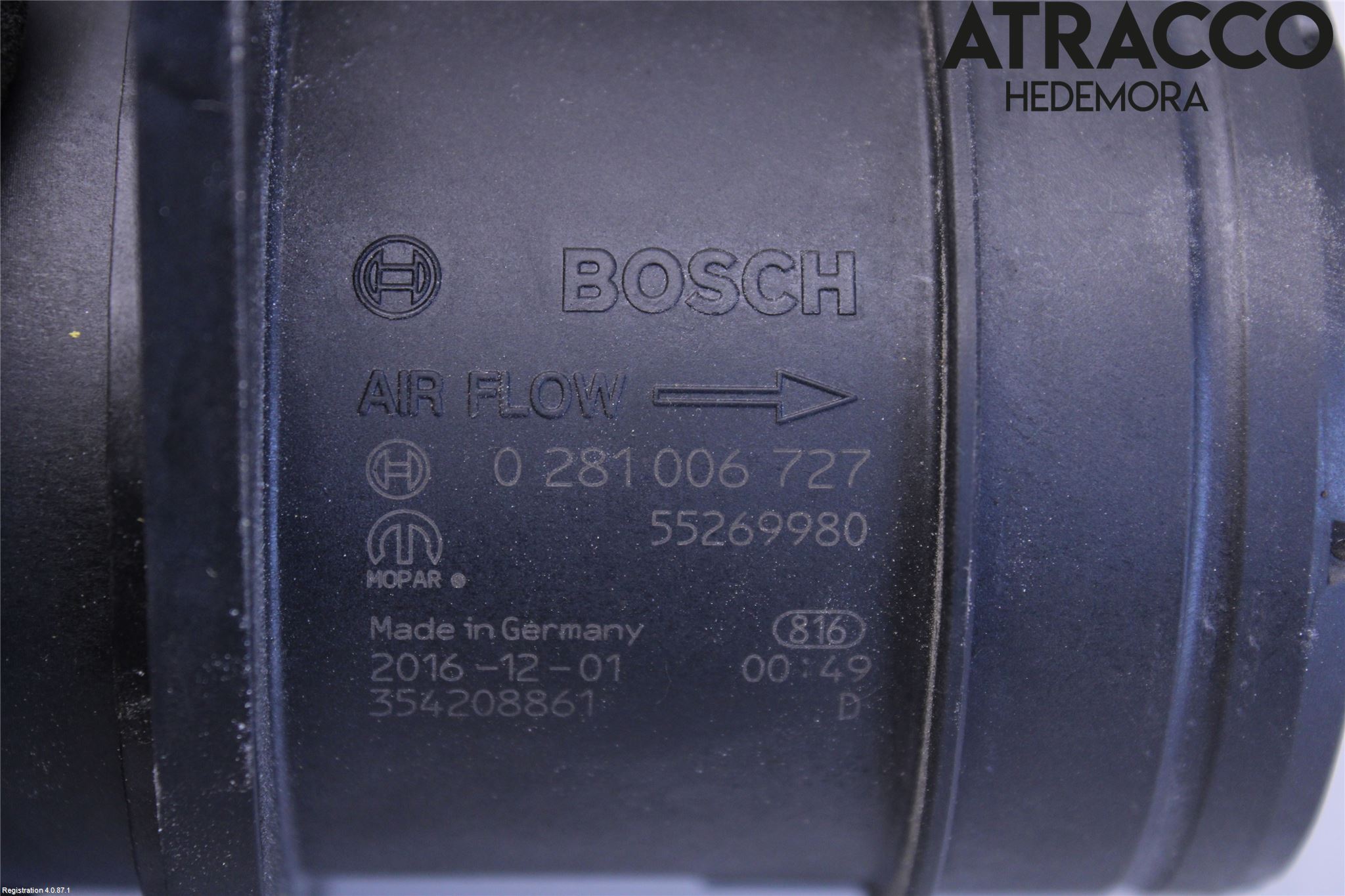 Fiat TIPO/CROSS 16- Injluftmassamätare