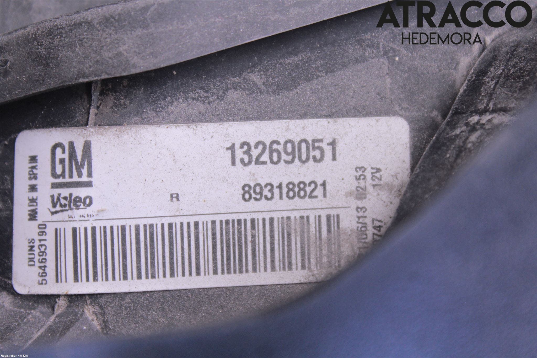 Opel CORSA D 07-14 Bakljus Höger