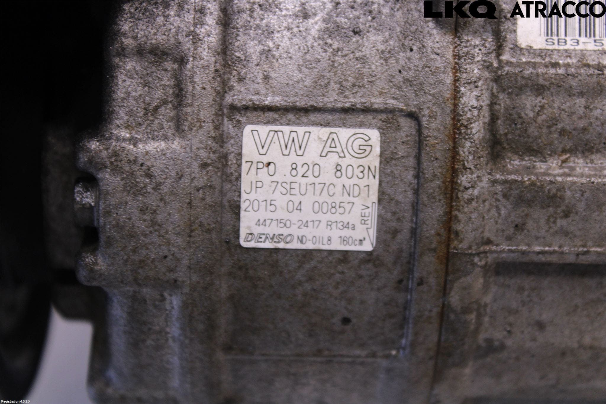 Volkswagen VW TOUAREG 7P 11-18 Ac Kompressor