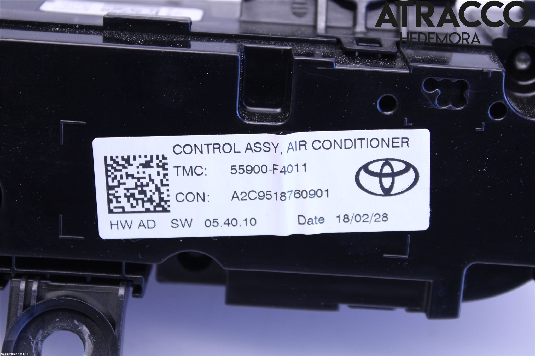 Toyota C-HR 16-23 Ac Styrenhet Ac Manöveren