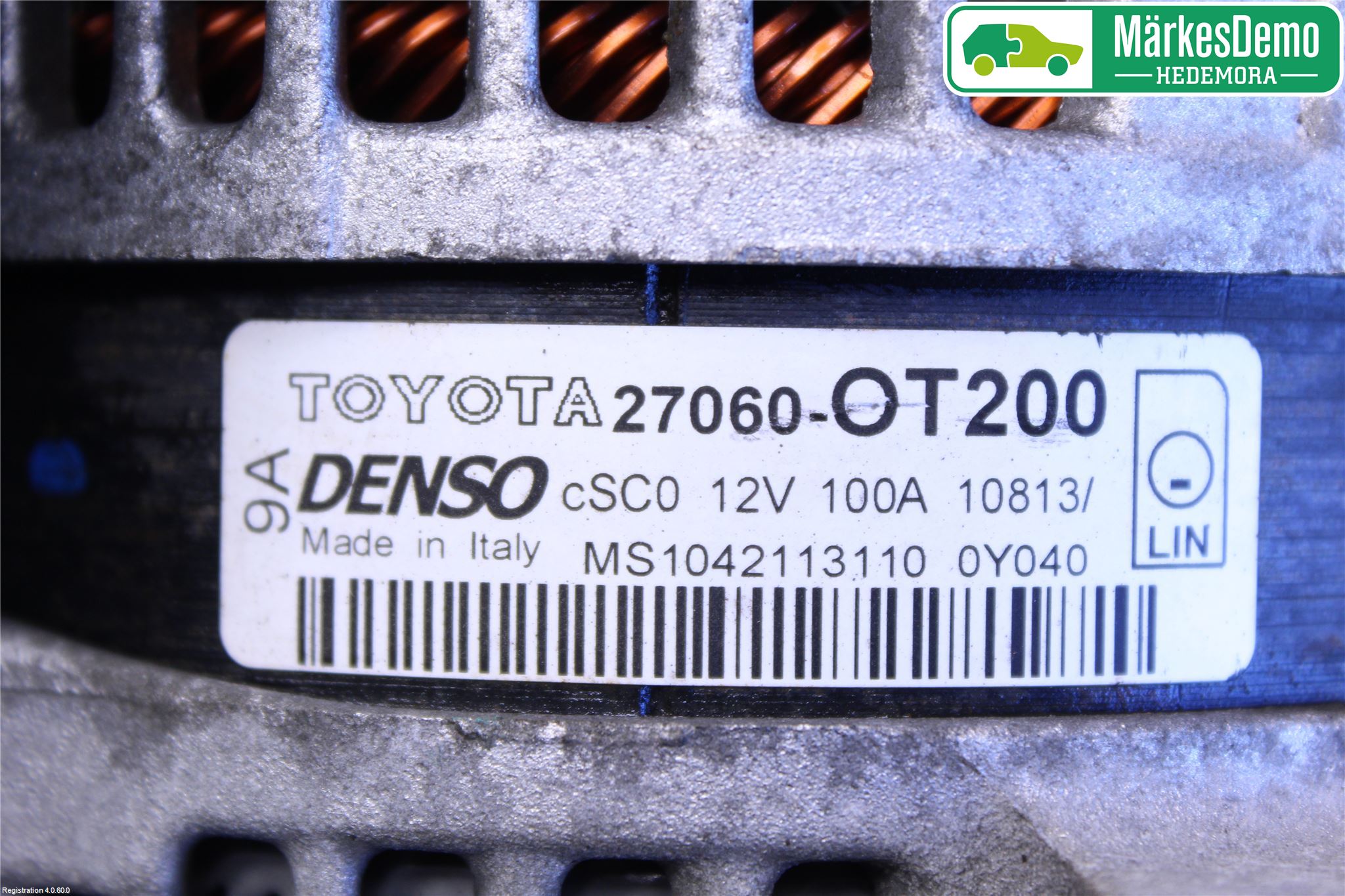Toyota AURIS 13-19 Generator