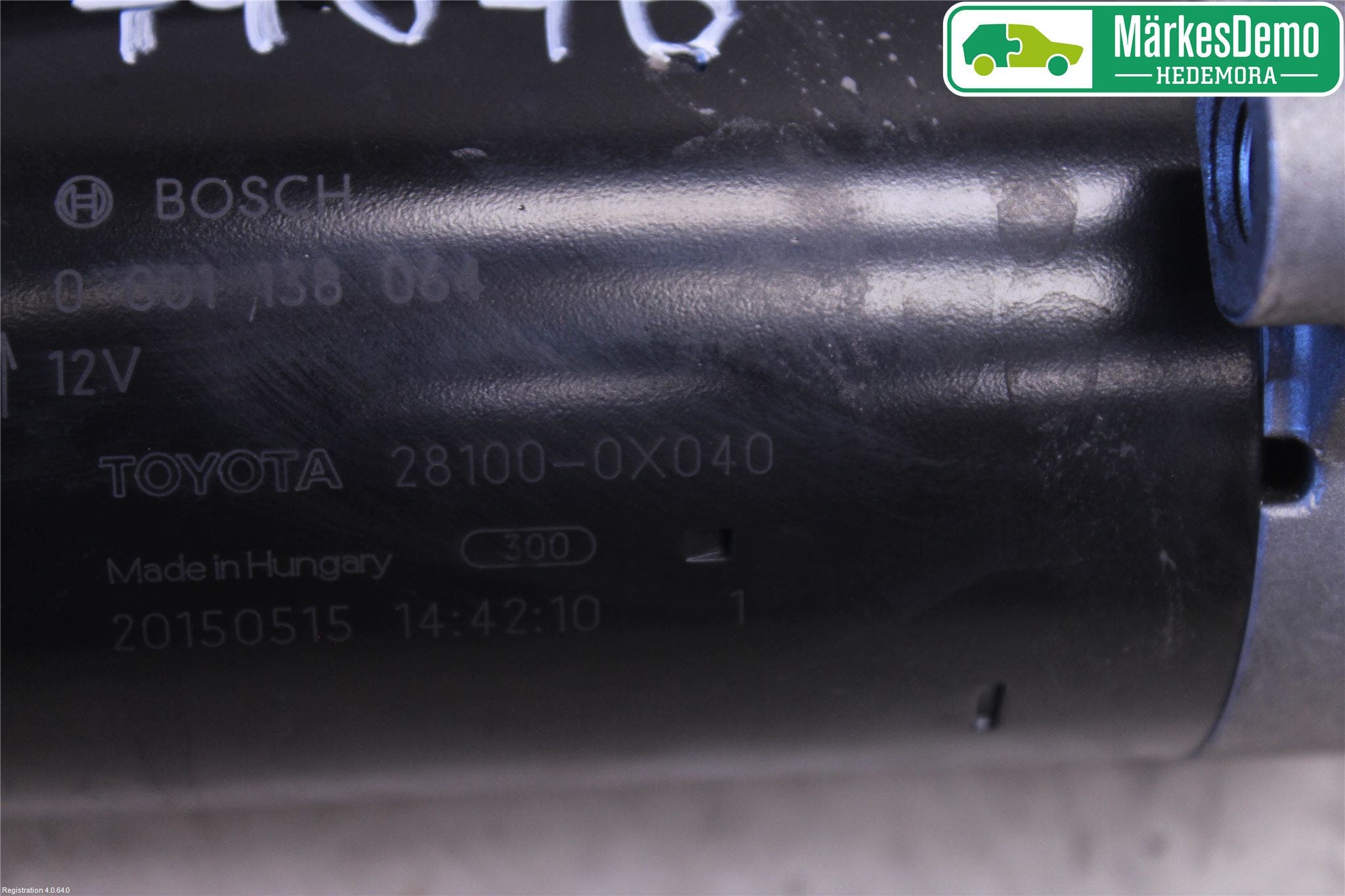 Toyota AVENSIS 16-18 Startmotor Diesel