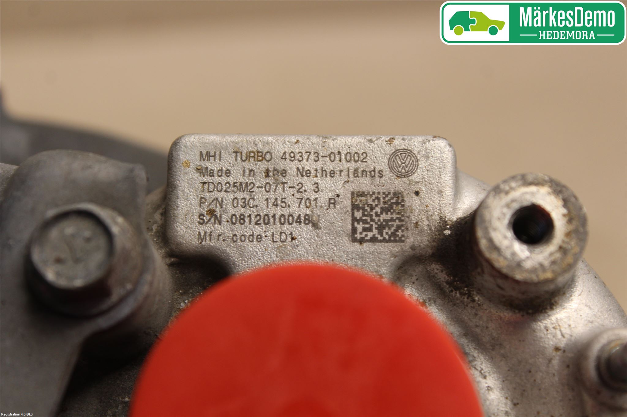 Volkswagen VW GOLF VI 09-13 Turboaggregat