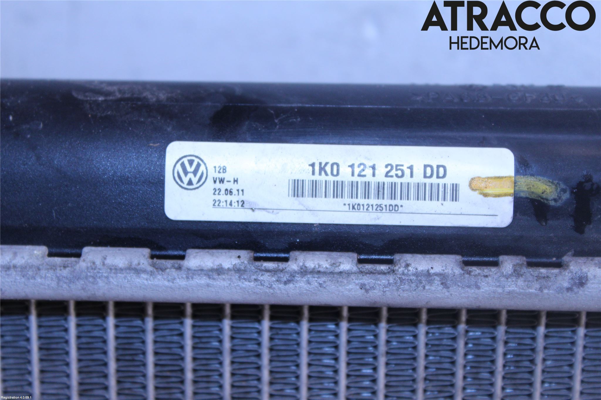 Volkswagen VW GOLF VI 09-13 Kylare Aut