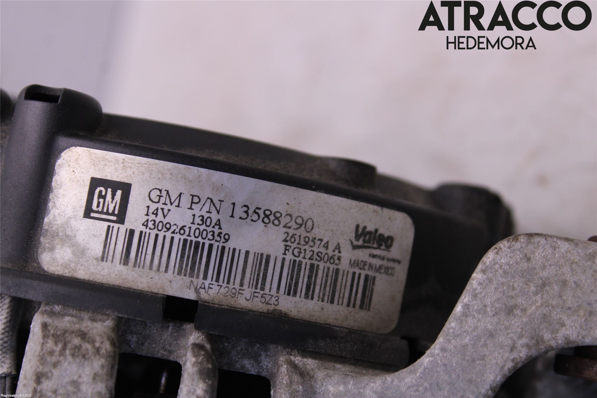 Opel ASTRA J 10-15 Generator