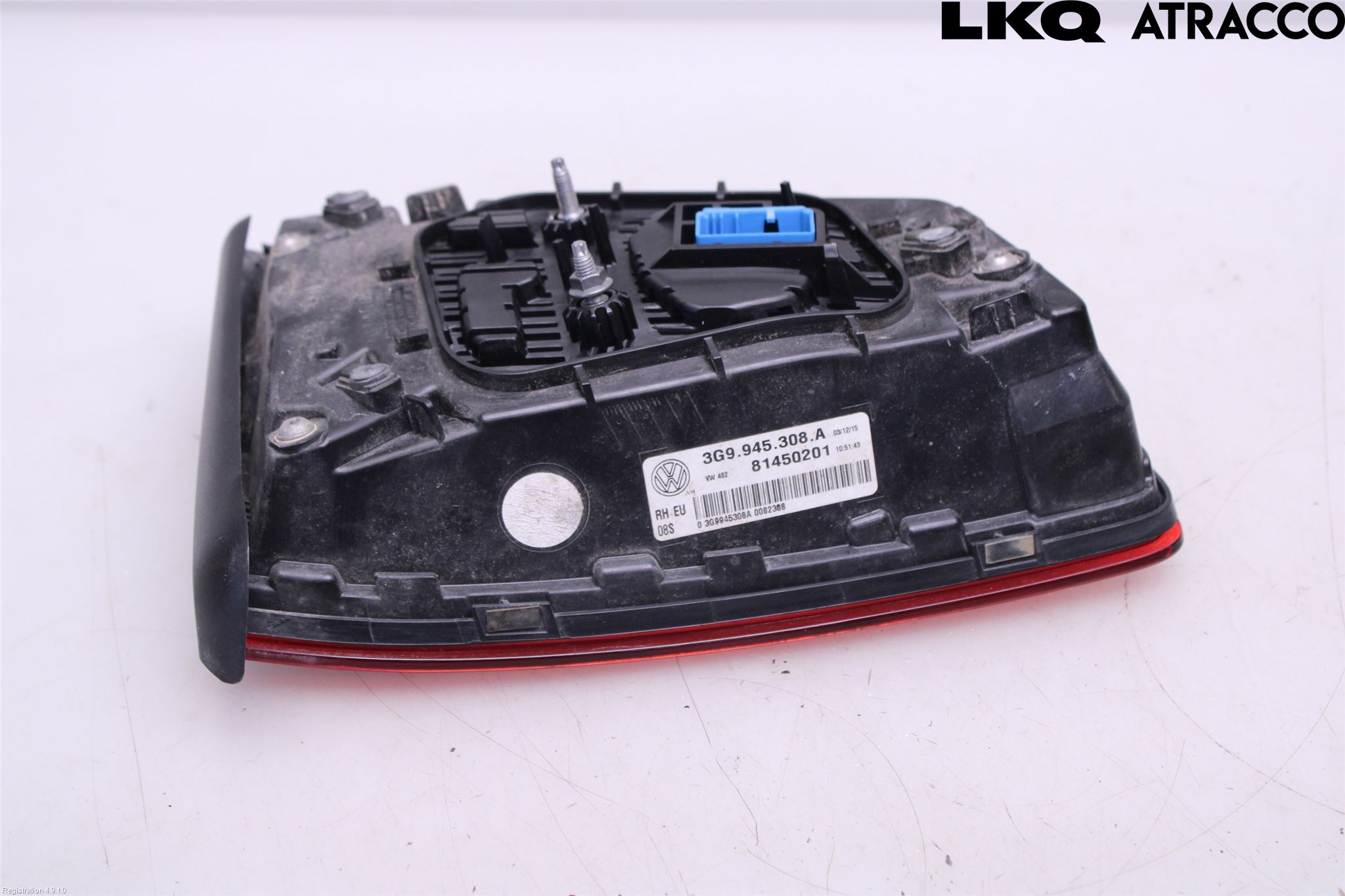 Volkswagen VW PASSAT 15-19 Bakljus Lucka Hö