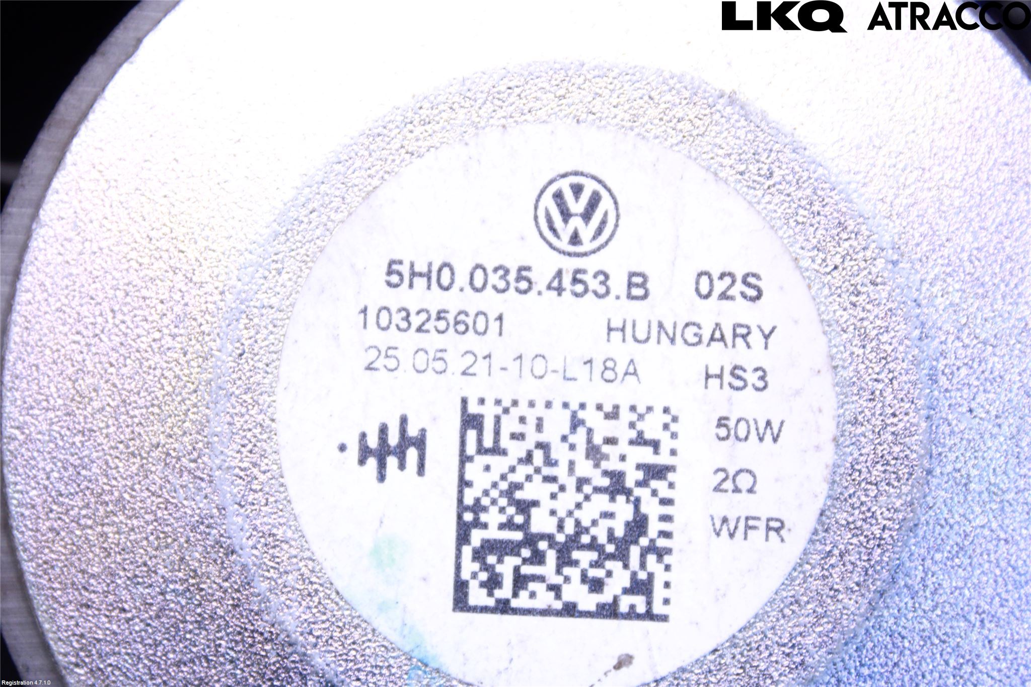 Volkswagen VW GOLF / E-GOLF VIII 20- Högtalare