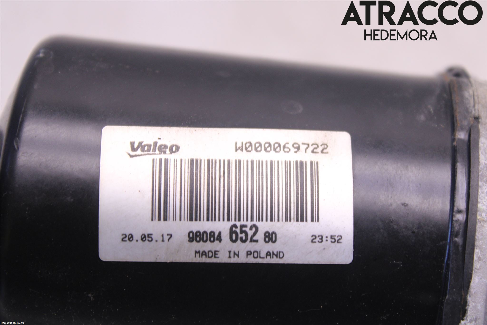 Citroen JUMPY/E-JUMPY 16- Torkarmotor Vindruta