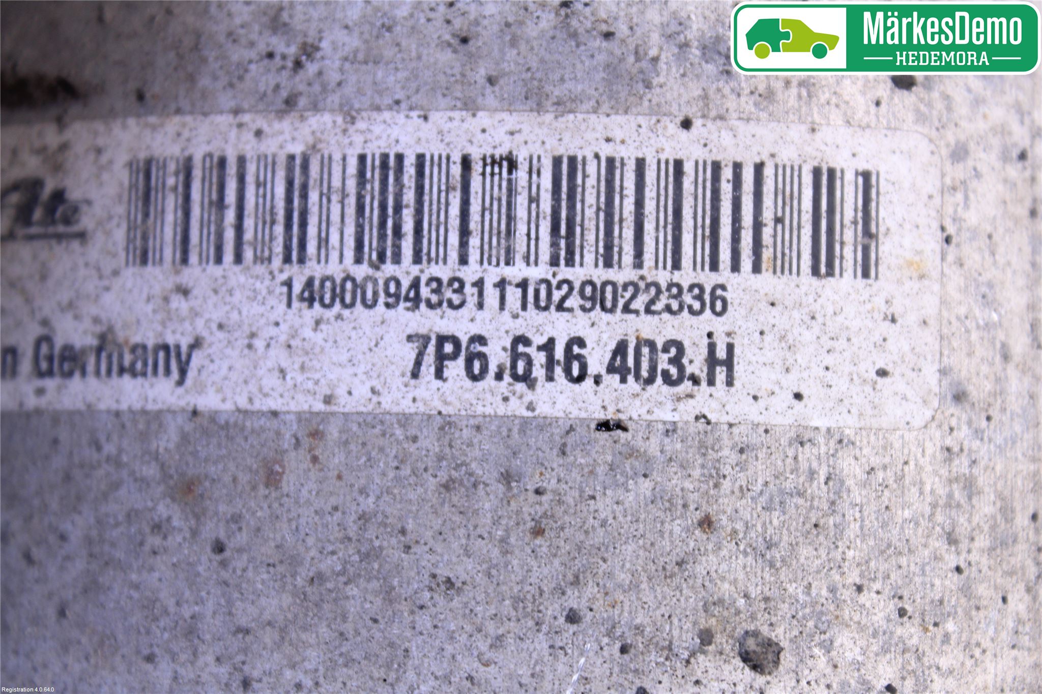 Volkswagen VW TOUAREG 7P 11-18 Fjäderben Fram Vänster