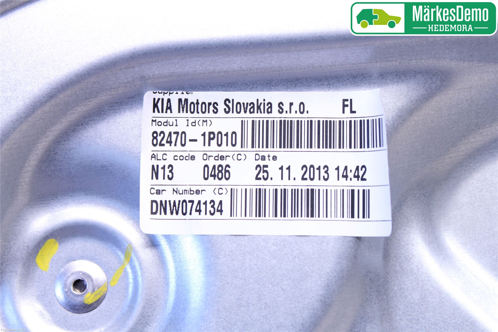 Kia VENGA 10-19 Fönsterhiss El Kompl