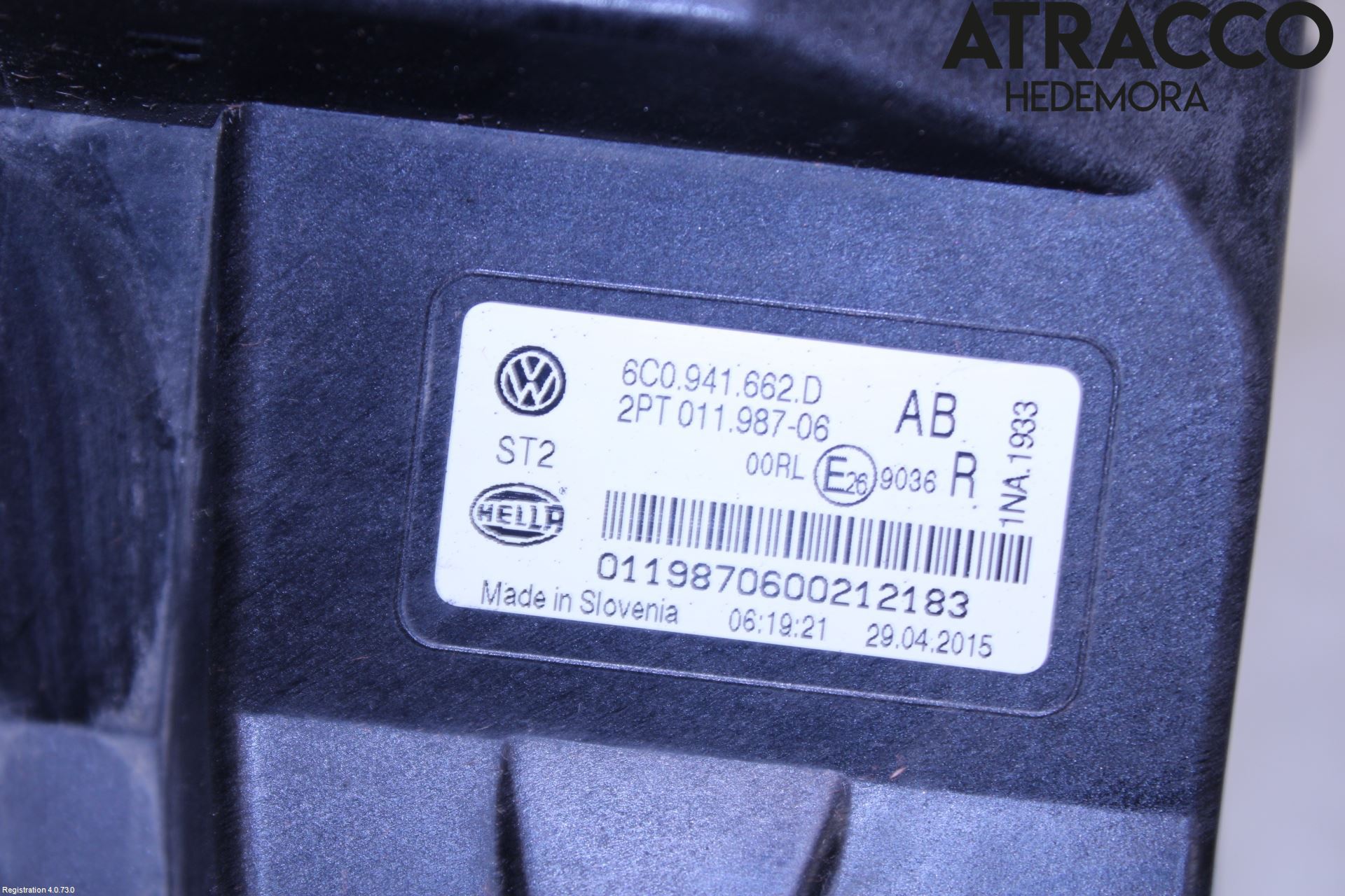 Volkswagen VW POLO 10-17 Dimljus-Varselljus Fram