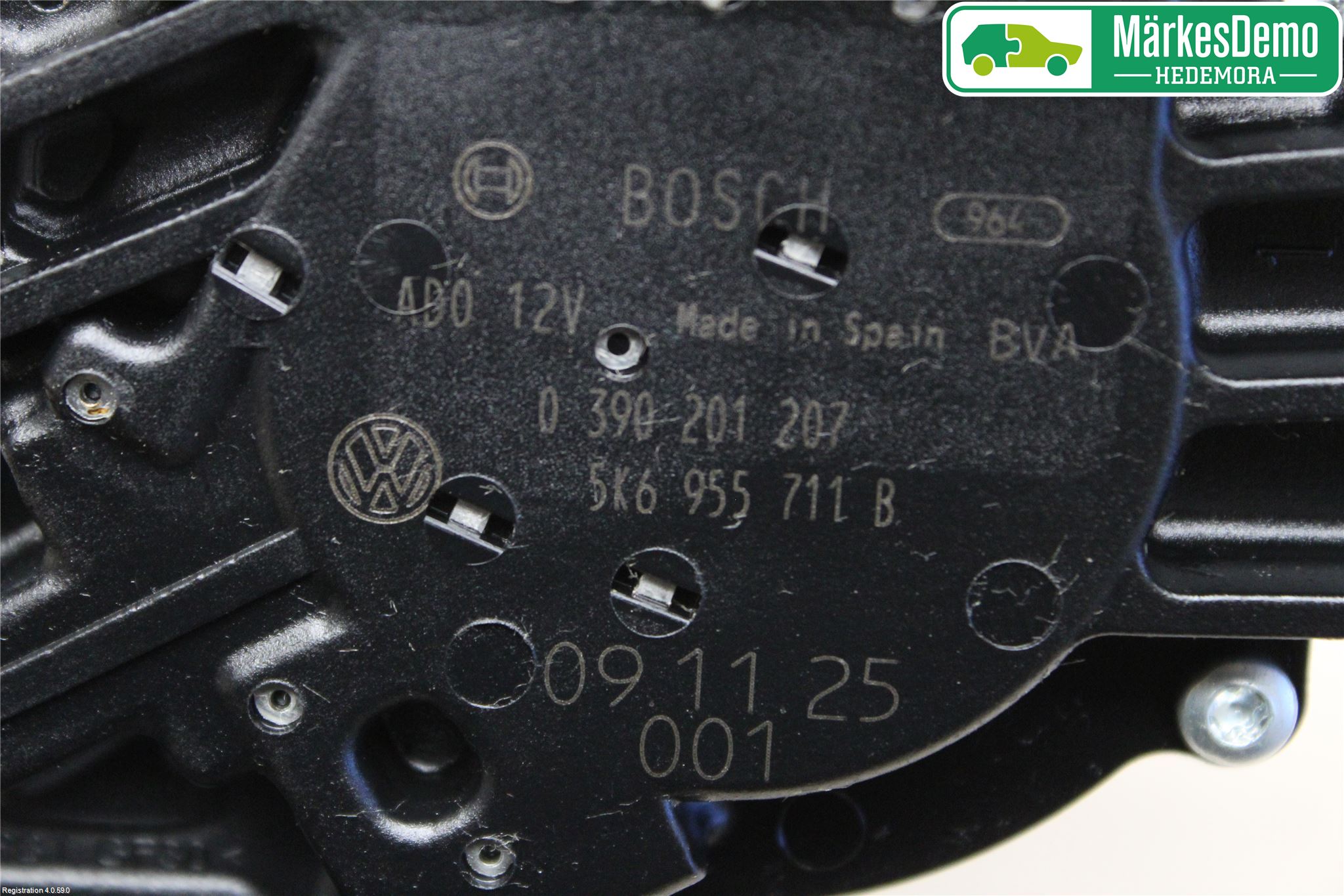 Volkswagen VW GOLF VI 09-13 Torkarmotor Baklucka