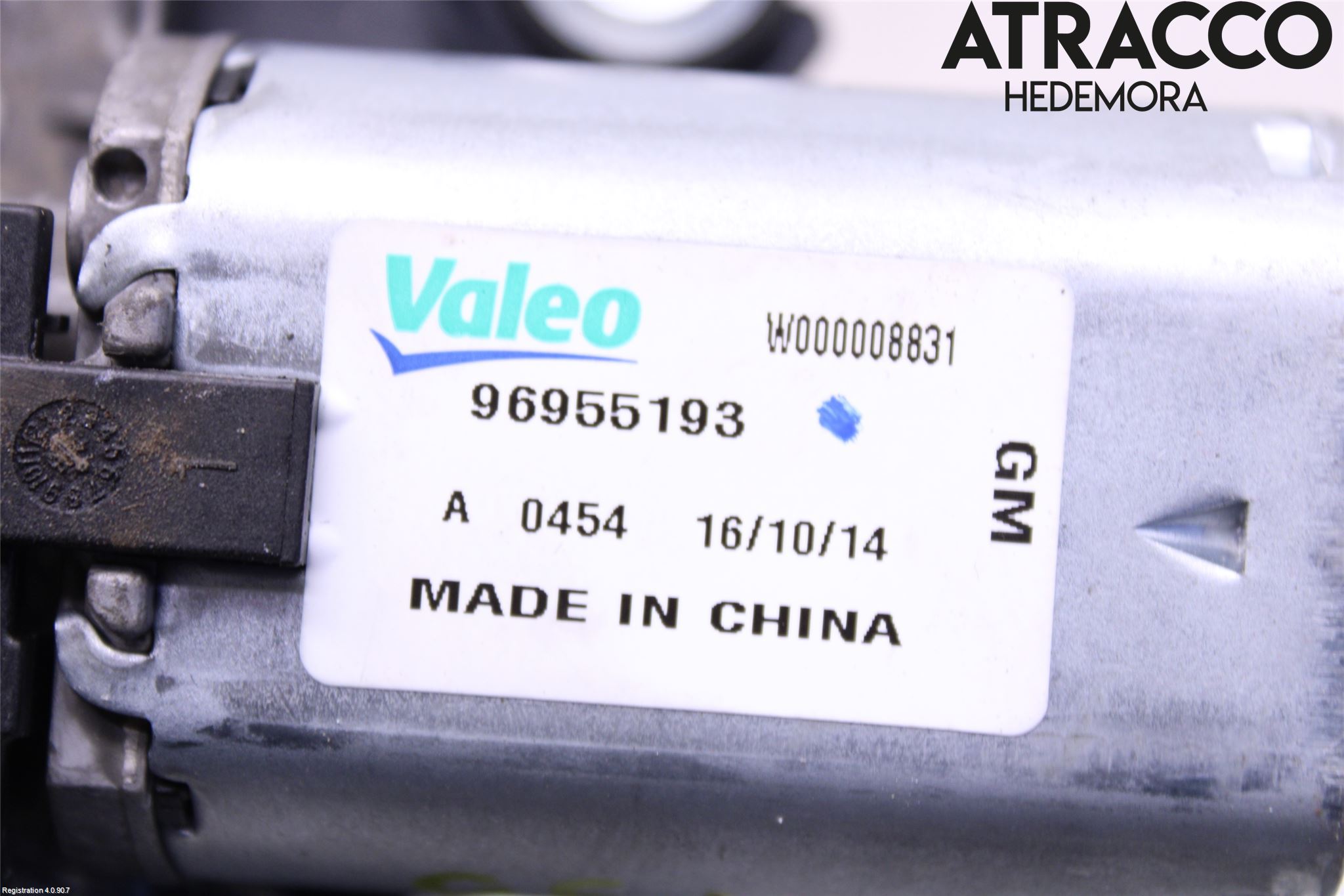 Opel MOKKA 13-20 Torkarmotor Baklucka