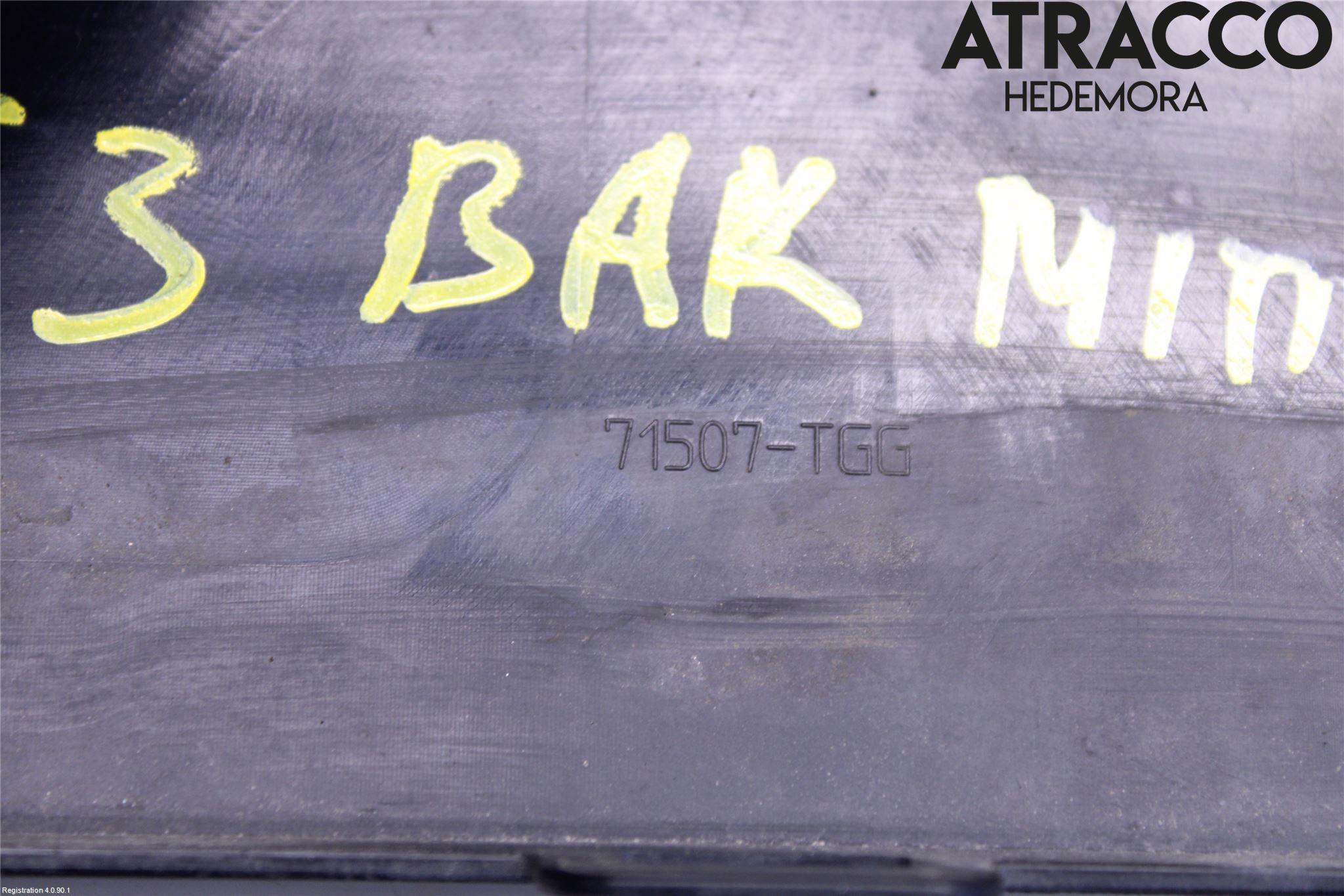 Honda CIVIC 17-22 Stötfångardel Bak Mitt