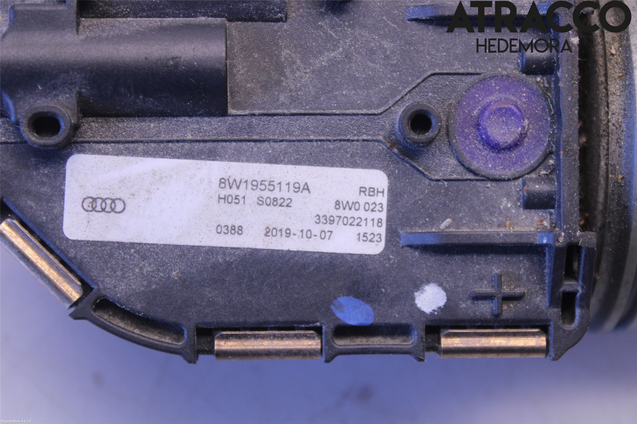 Audi A4/S4 B9 16-19 Torkarmotor Vindruta