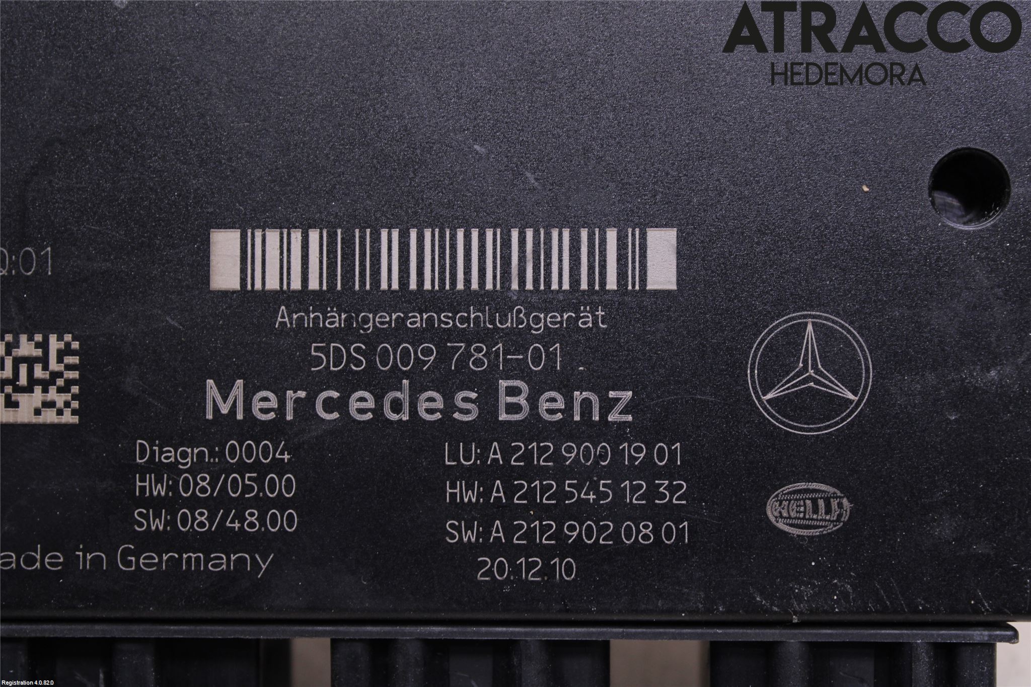 Mercedes-Benz MB C-KLASS (W204) 07-15 Styrenhet Dragkrok