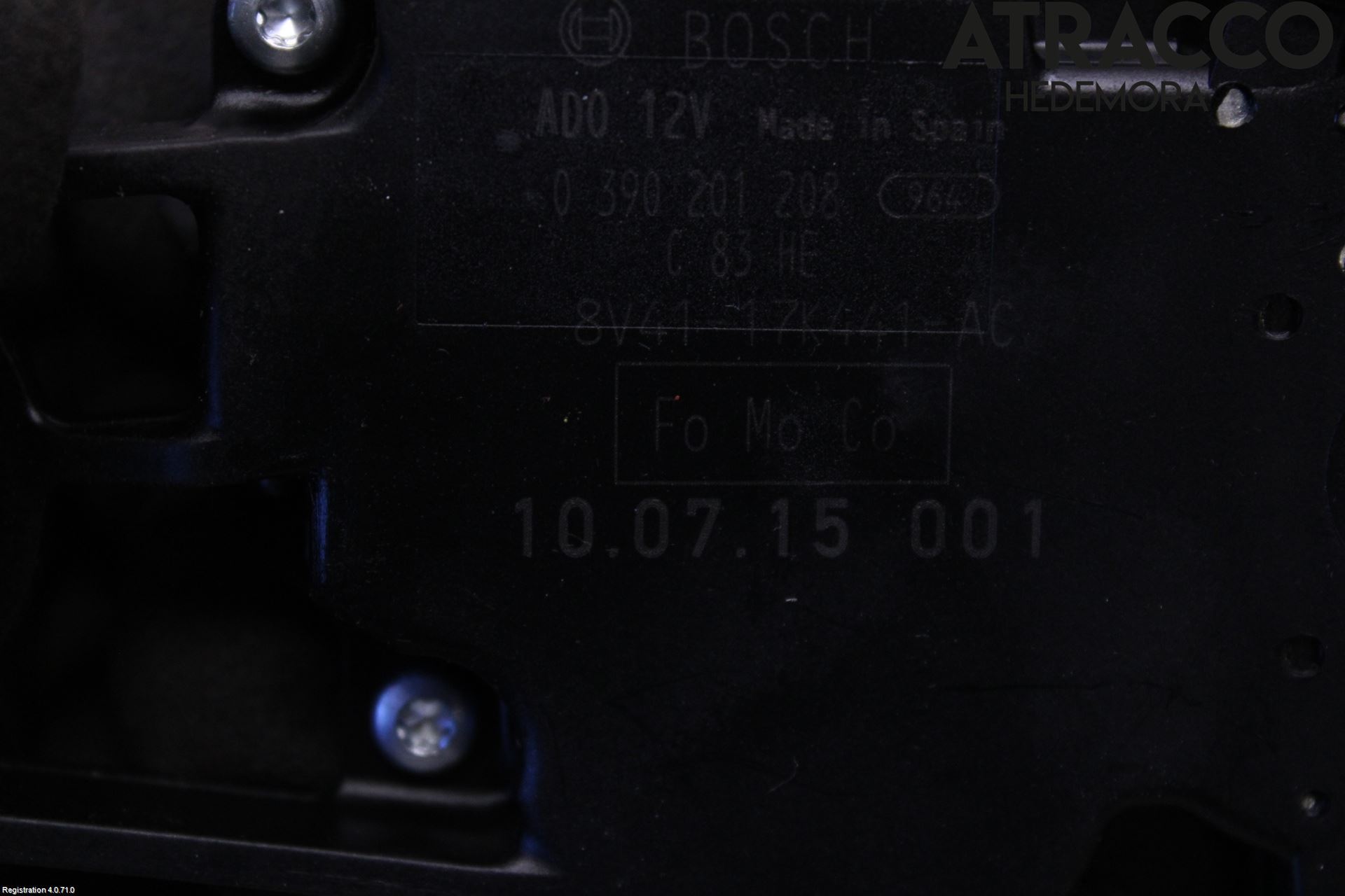 Ford KUGA 08-12 Torkarmotor Baklucka