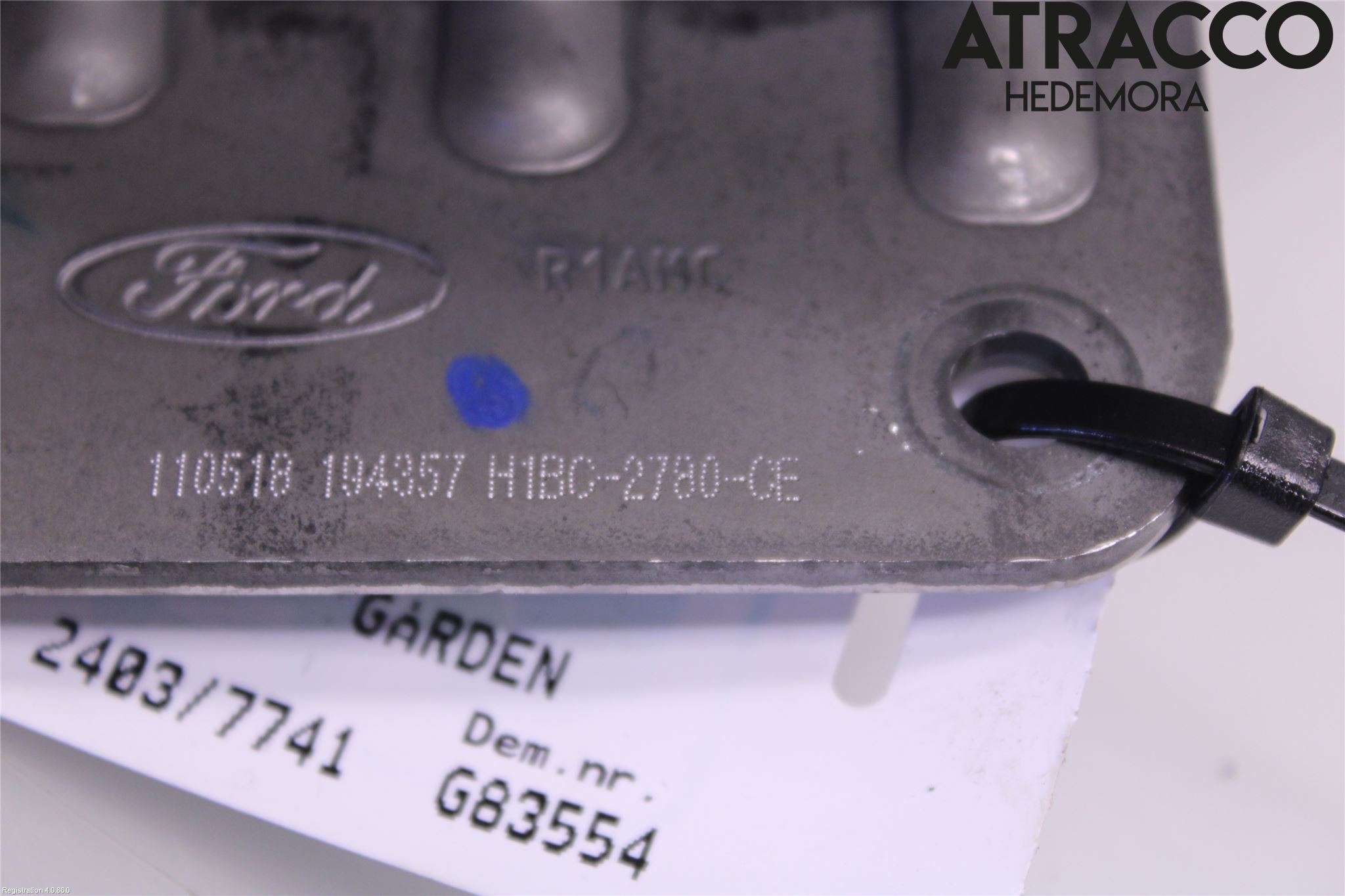 Ford FIESTA (VII) 18-23 Handbromsspak