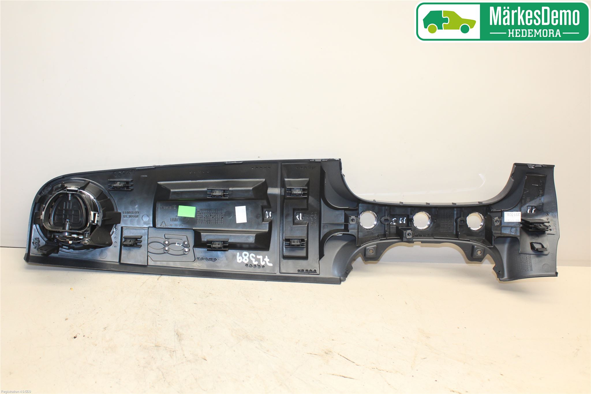 Fiat 500 07- Instrumentbräda Inlägg-Dekorlist