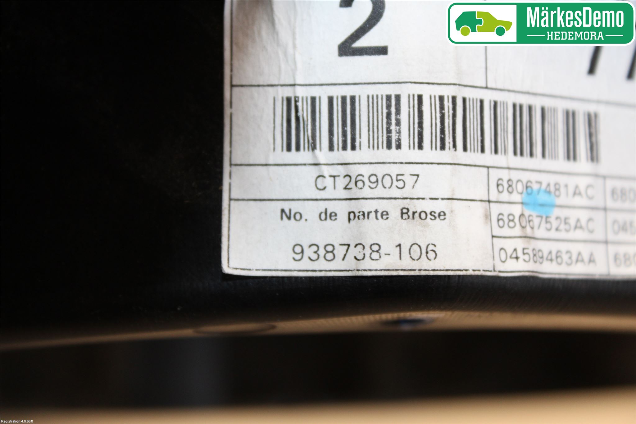 Fiat FREEMONT Fönsterhiss El Kompl