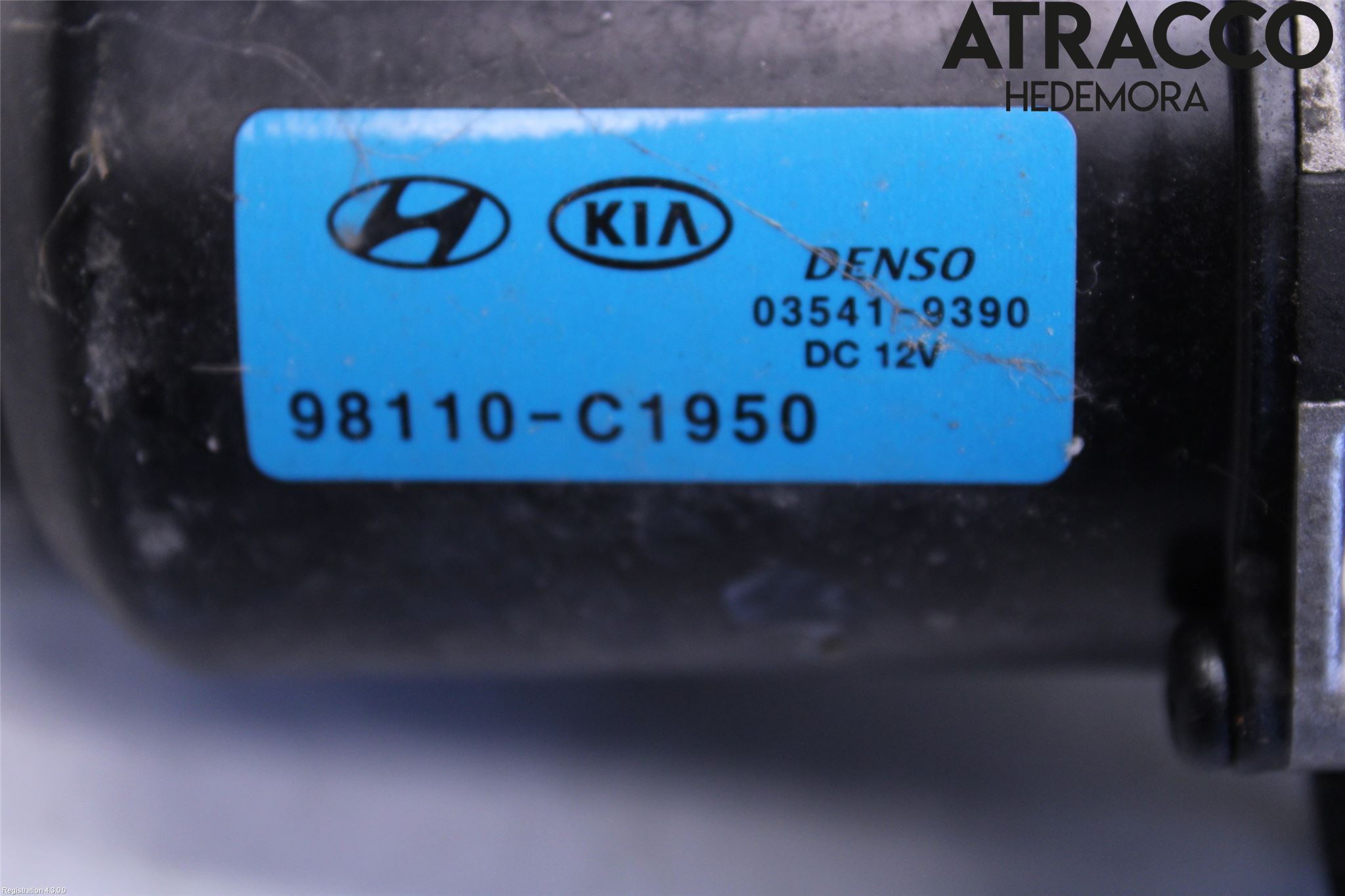 Kia RIO 17- Torkarmotor Vindruta