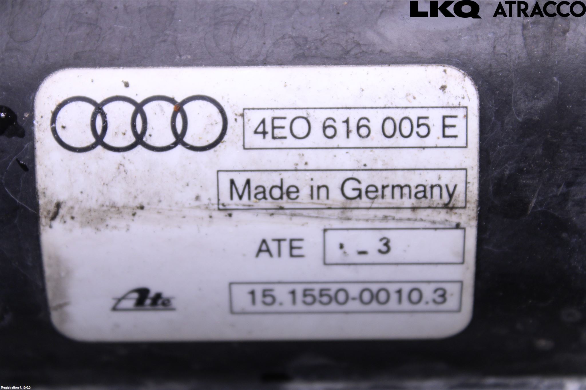 Audi A8/S8 4D 94-02 Kompressor Stöt-Fjädring