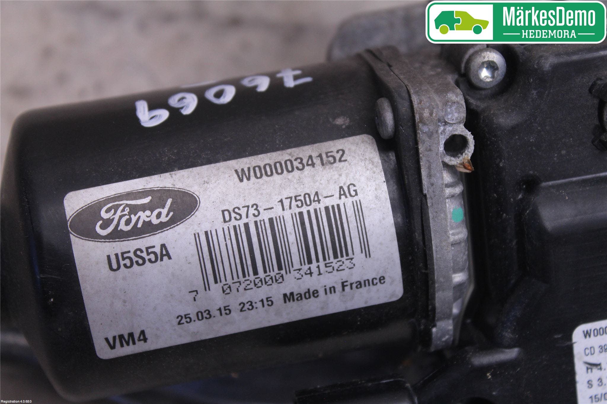 Ford MONDEO 15-22 Torkarmotor Vindruta