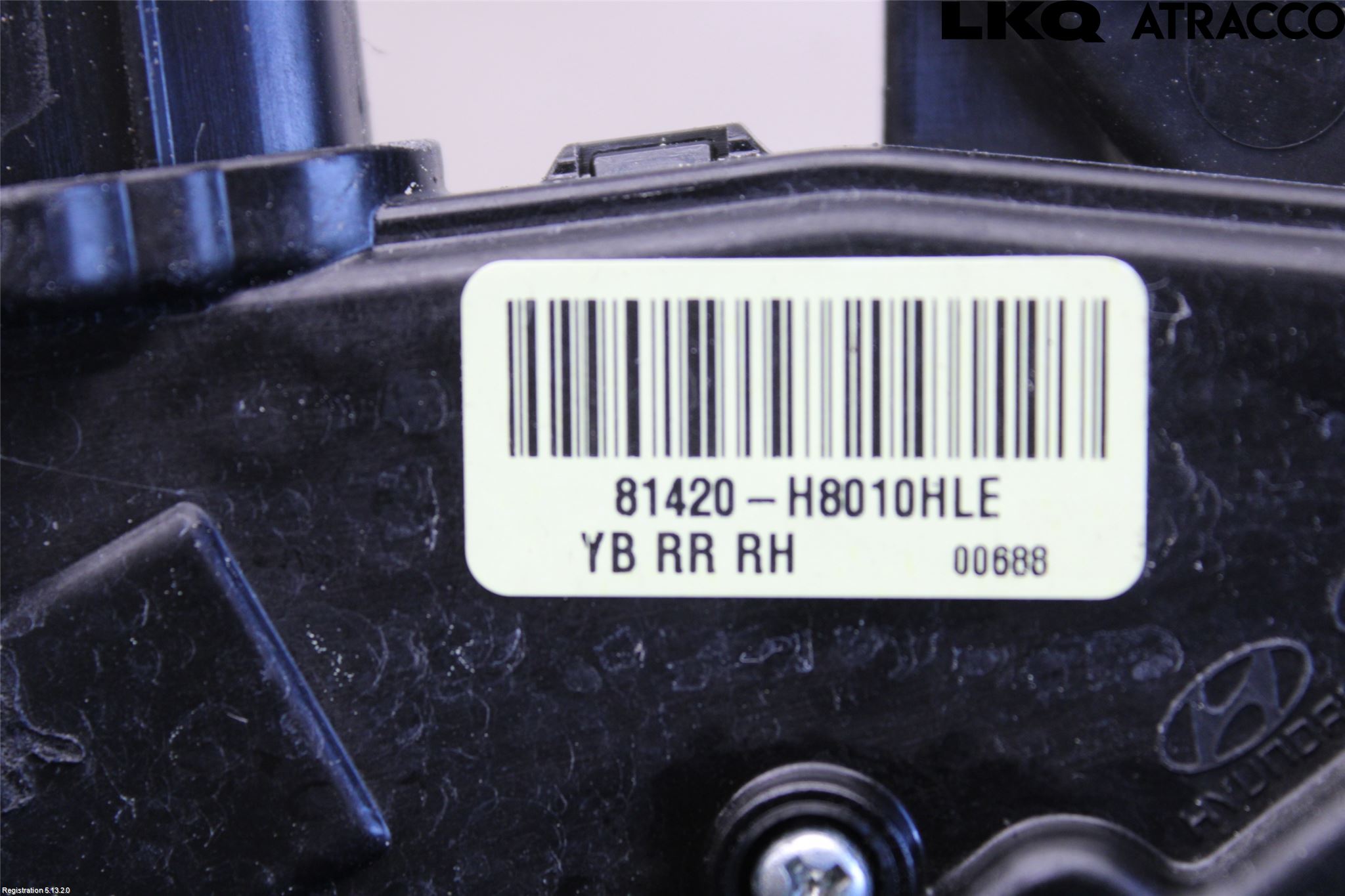 Kia RIO 17- Låskista-Dörrlås