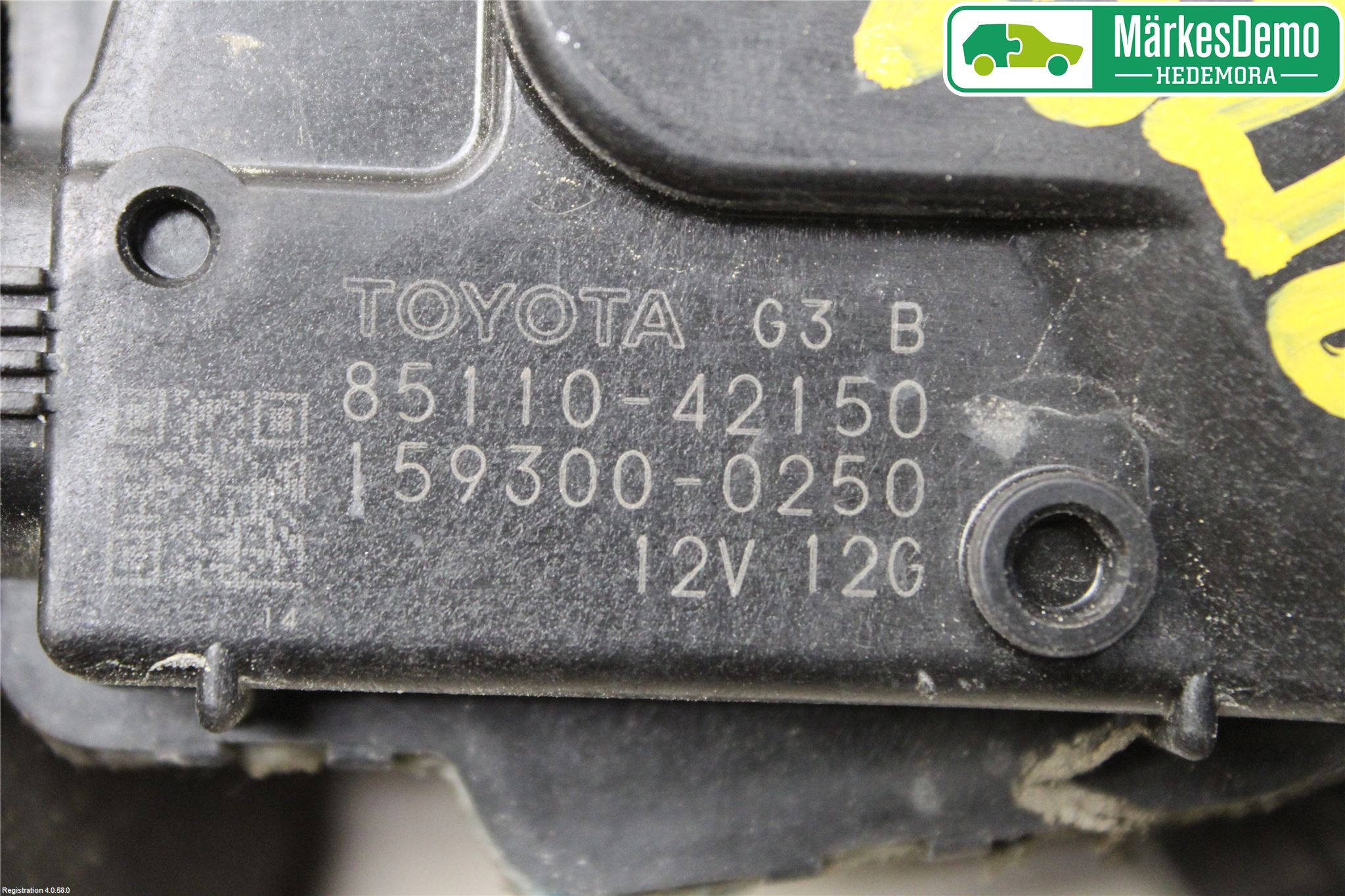 Toyota RAV 4 06-12 Torkarmotor Vindruta