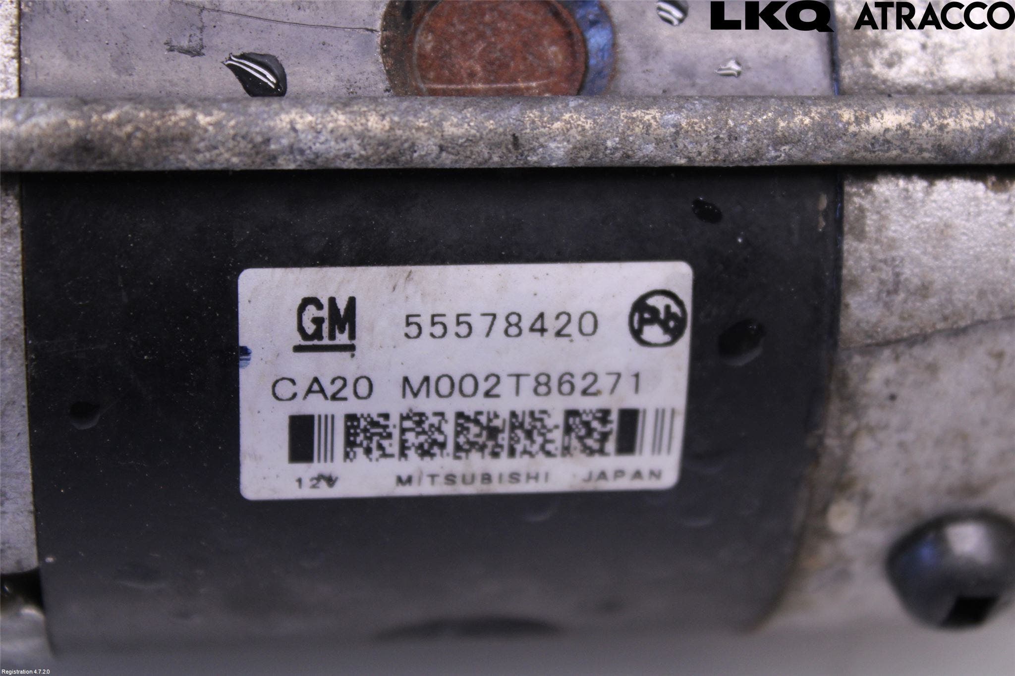 Opel ASTRA J 10-15 Startmotor Diesel