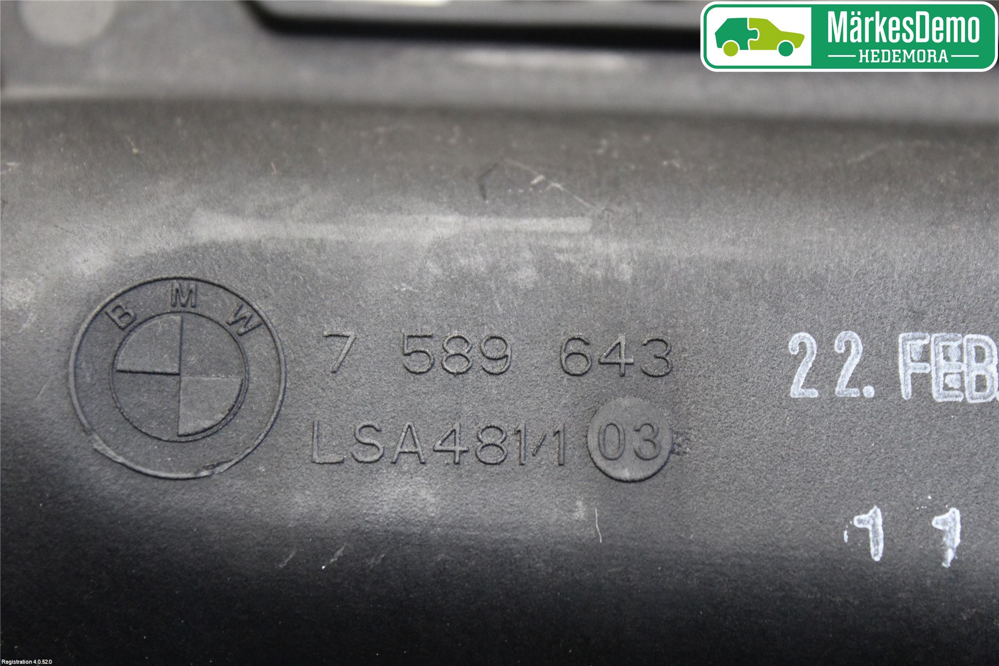 BMW X5 E70 07-13 Laddluft-Intercoolerrör