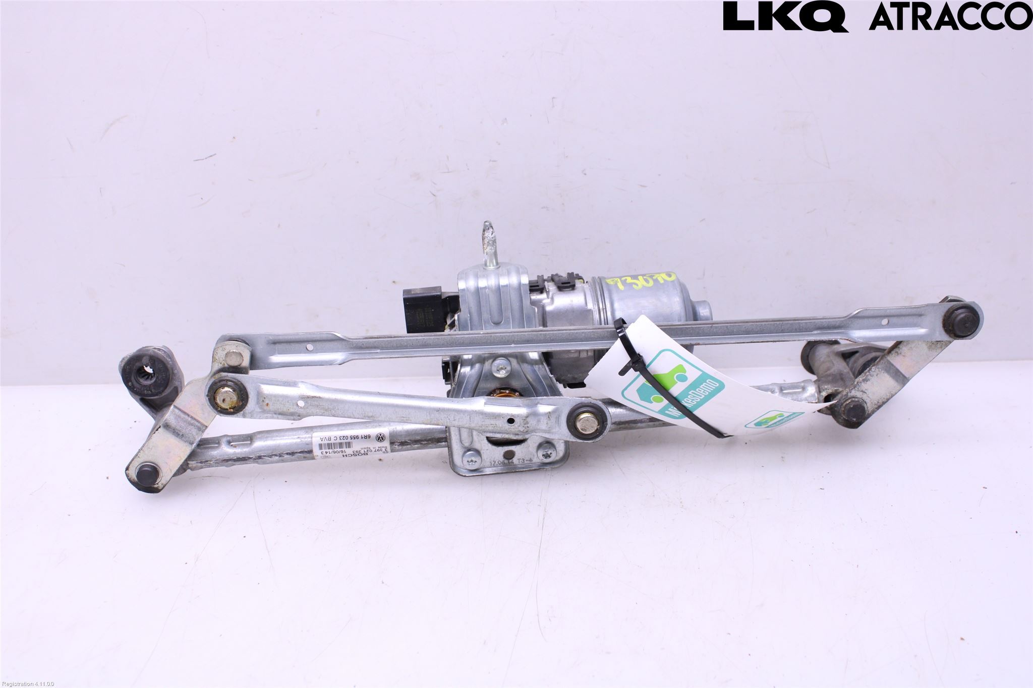 Volkswagen VW POLO 10-17 Torkarmotor Vindruta