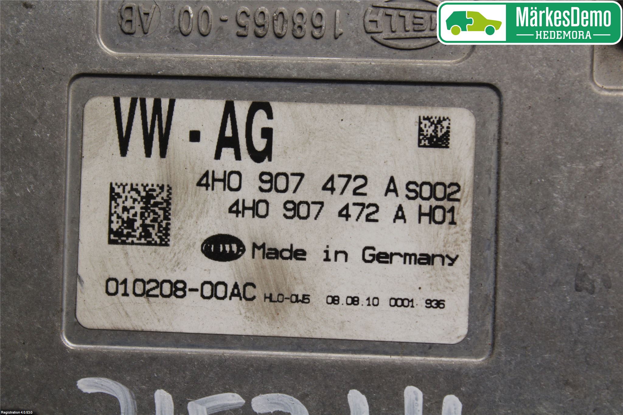 Audi A8/S8 4H 10-17 Styrenhet Strålkastare